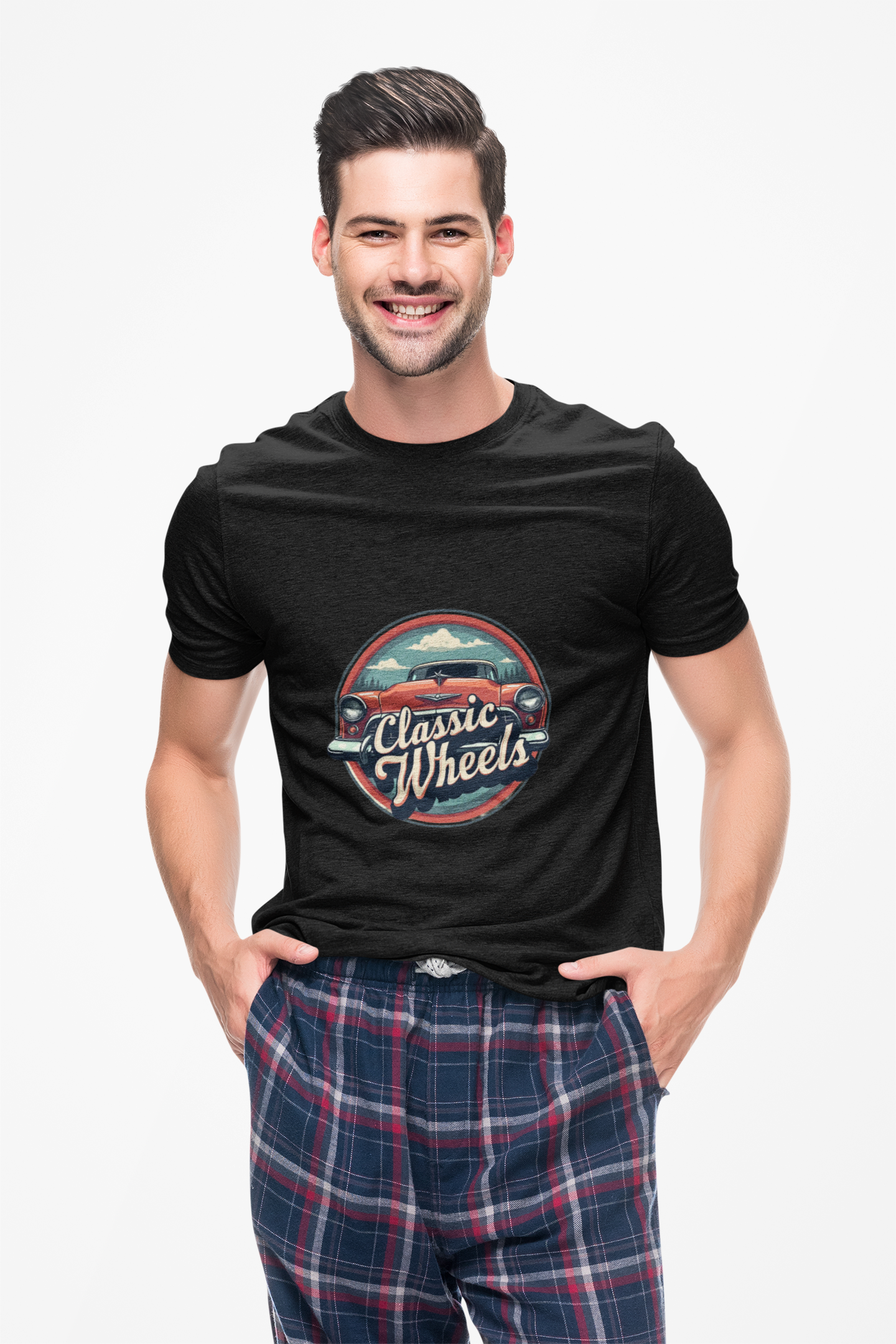 Men's 'Classic Wheels' Vintage Car T-Shirt 
