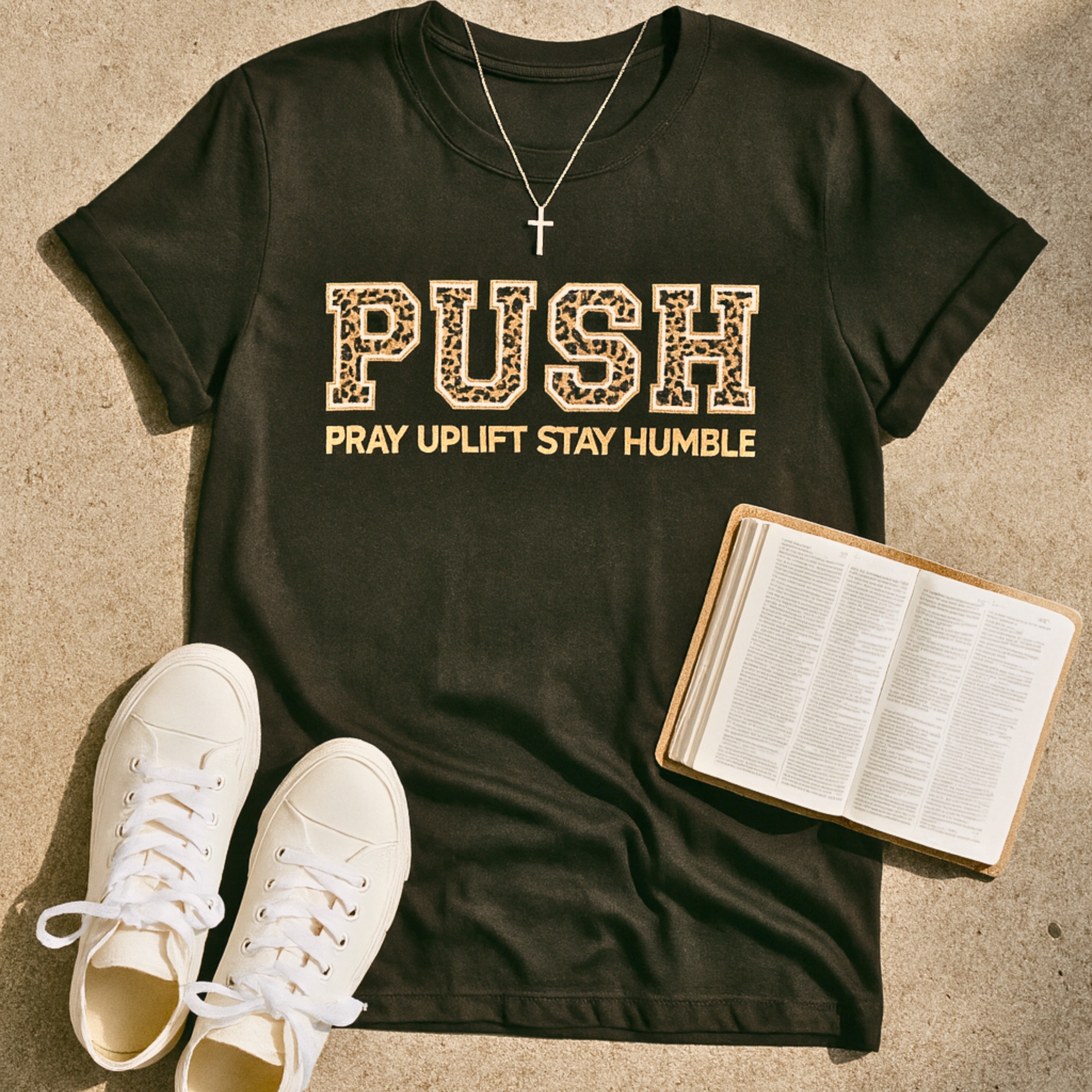 PUSH Leopard Softstyle T-Shirt product thumbnail image PUSH Leopard Softstyle T-Shirt product thumbnail image