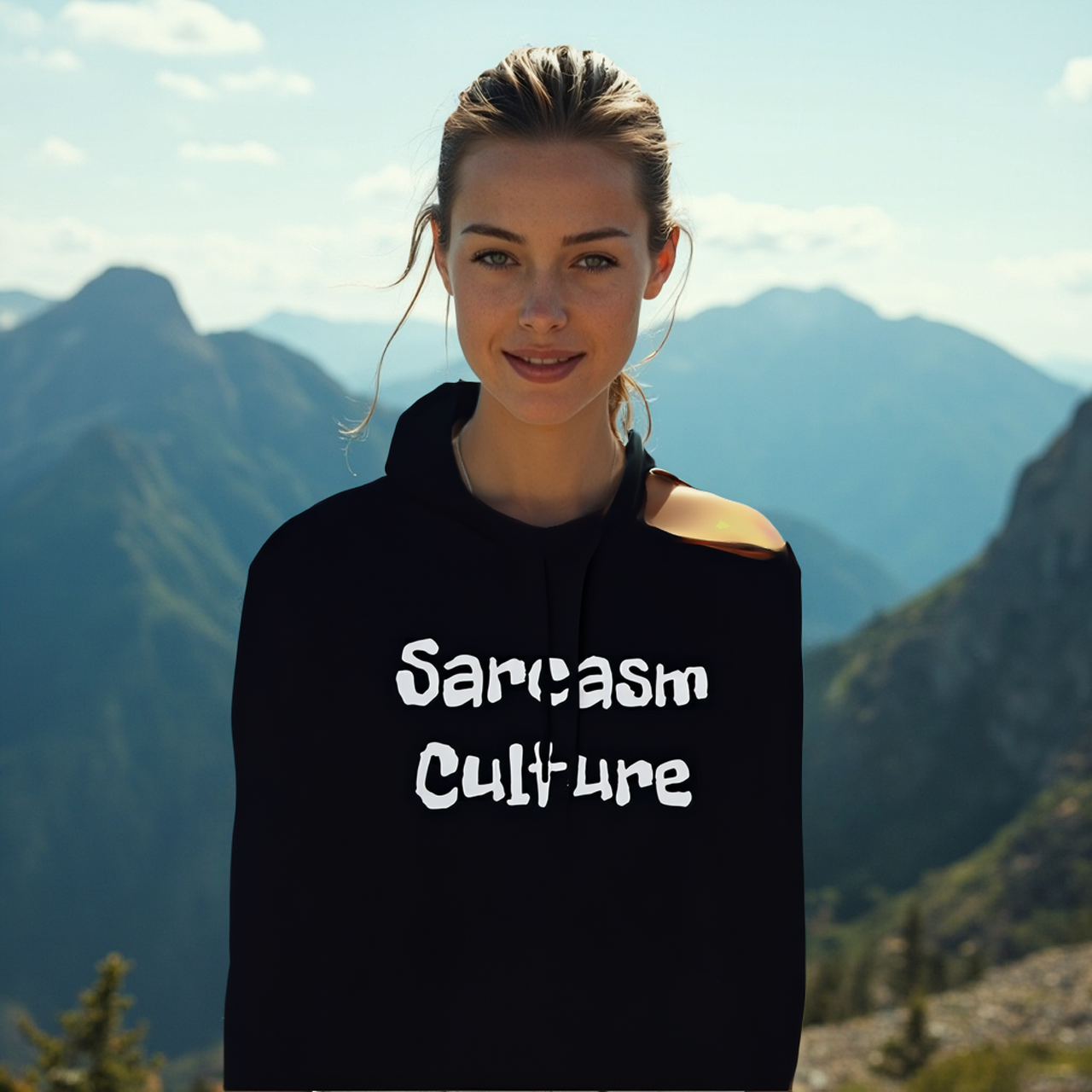 Sarcasm Culture Made In Attitude Finished in Fleece Hoodie product thumbnail image Sarcasm Culture Made In Attitude Finished in Fleece Hoodie product thumbnail image