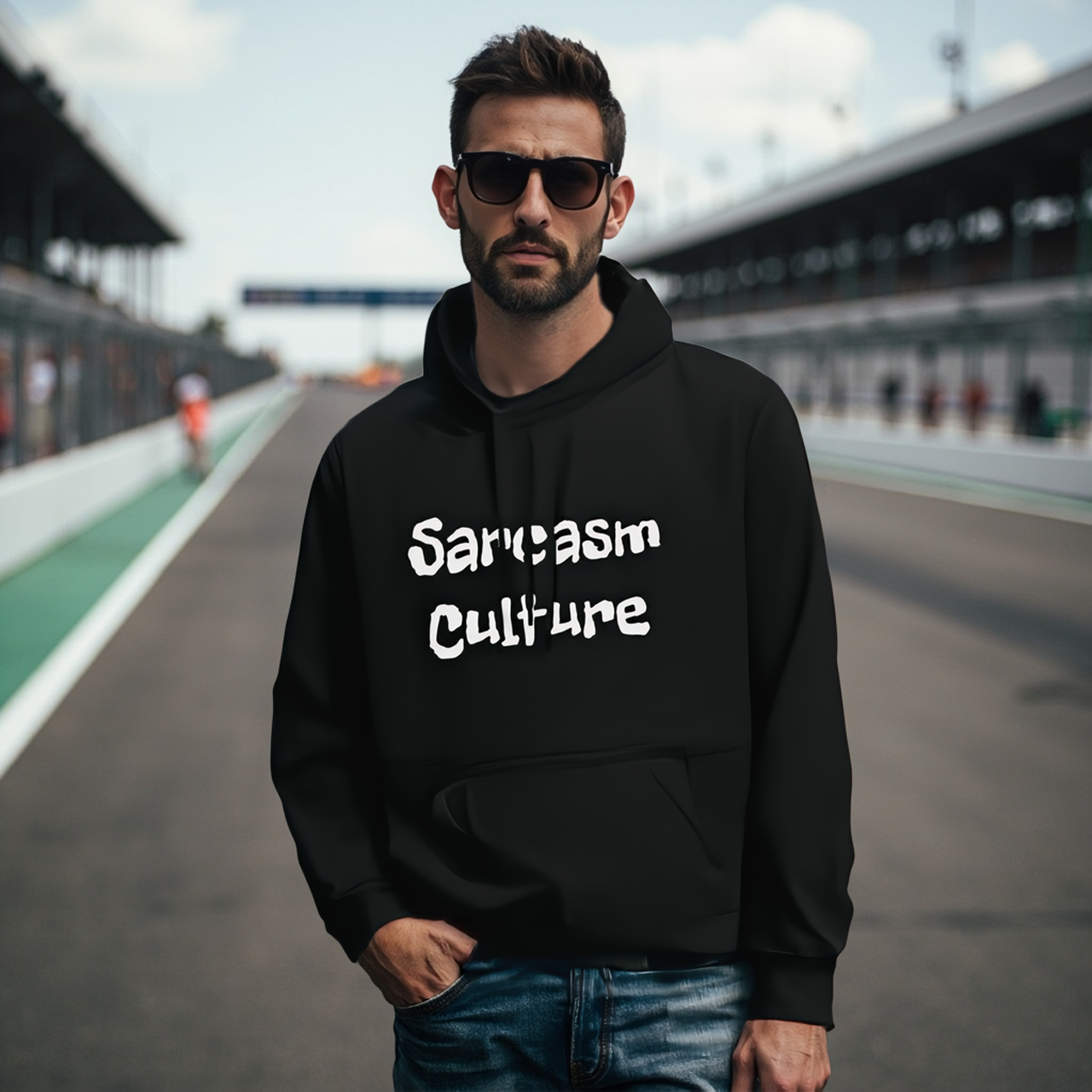 Sarcasm Culture Made In Attitude Finished in Fleece Hoodie product thumbnail image