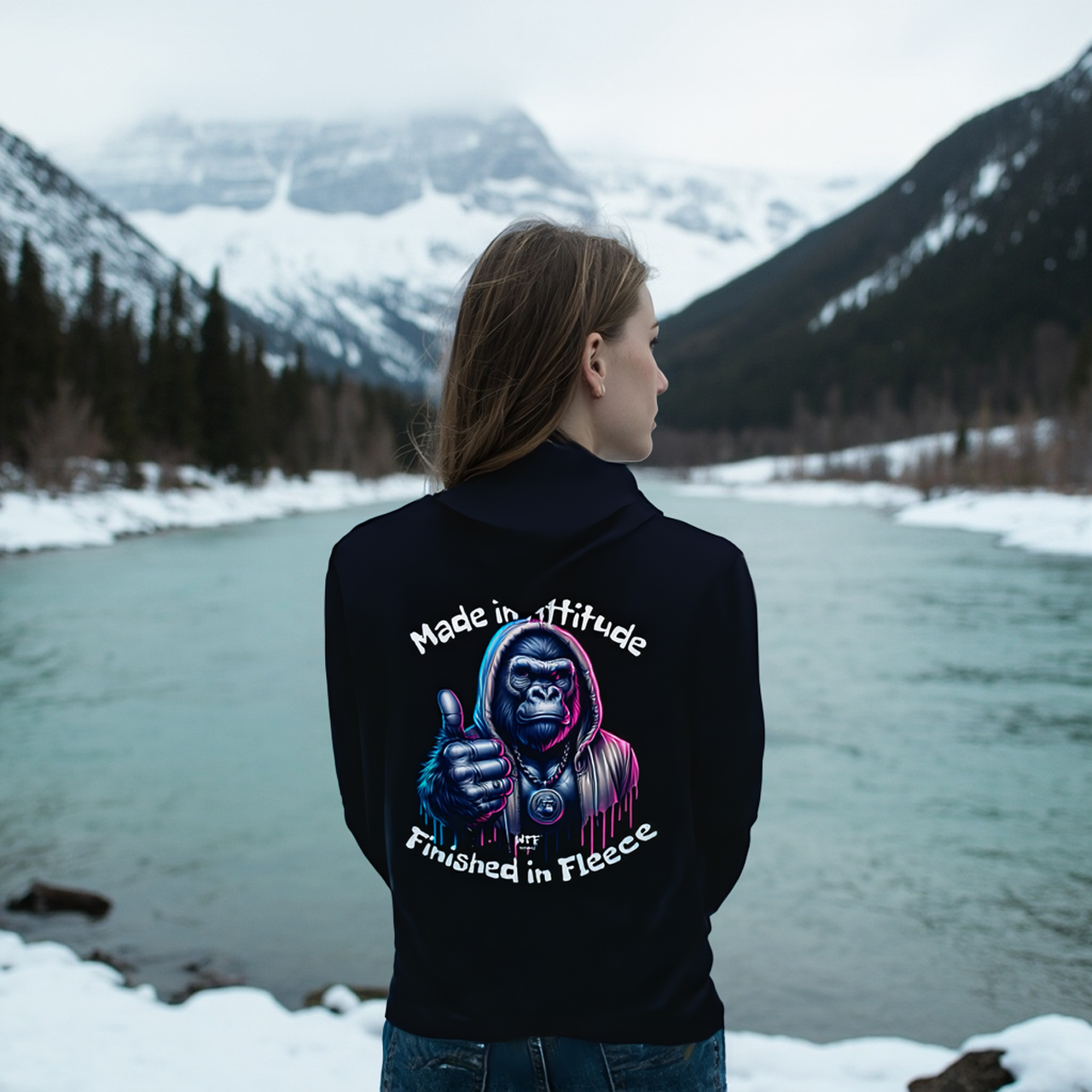 Sarcasm Culture Made In Attitude Finished in Fleece Hoodie product thumbnail image