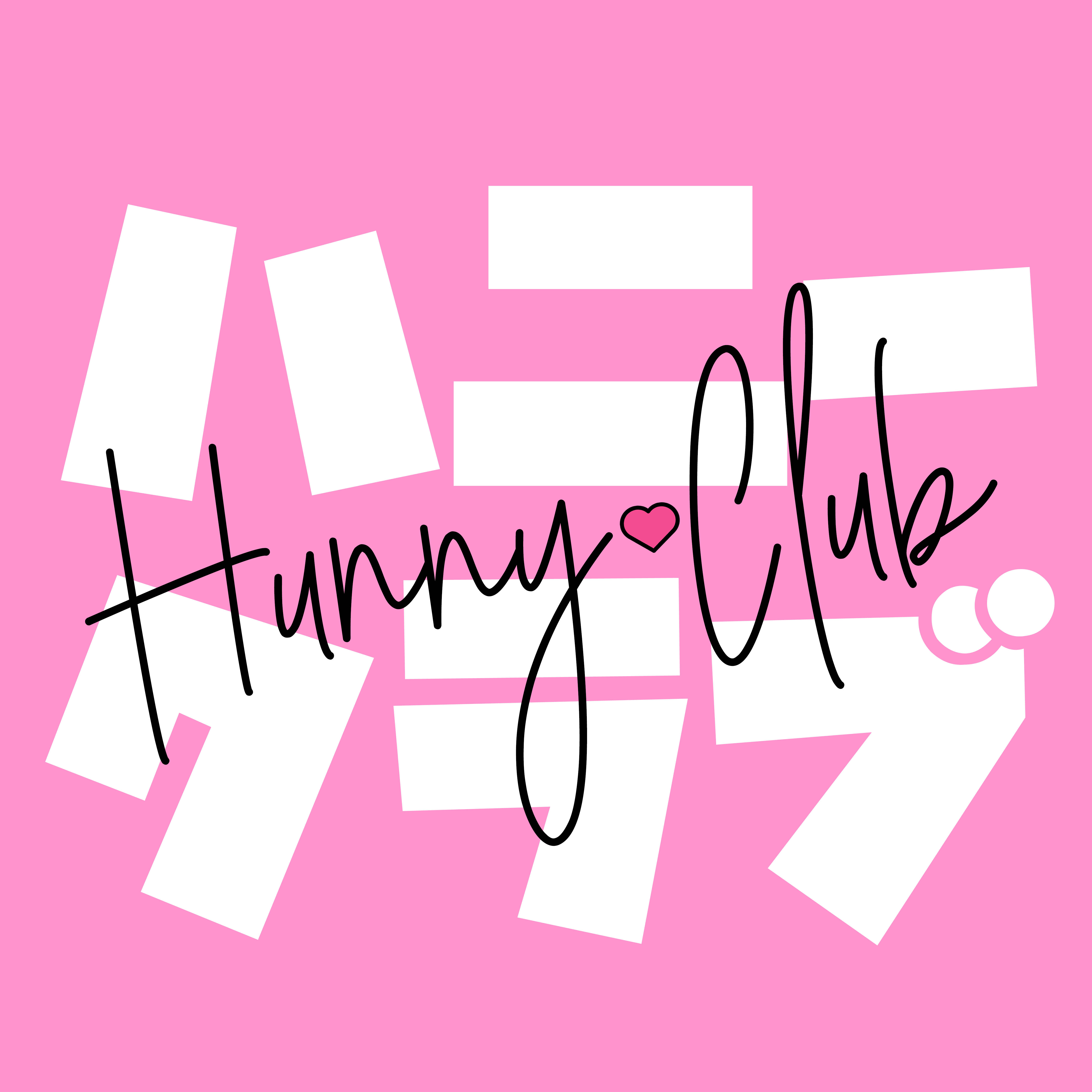 Chunky Kanji Hubby Club Logo - Unisex Heavy Cotton Tee - Graphic T-Shirt product thumbnail image