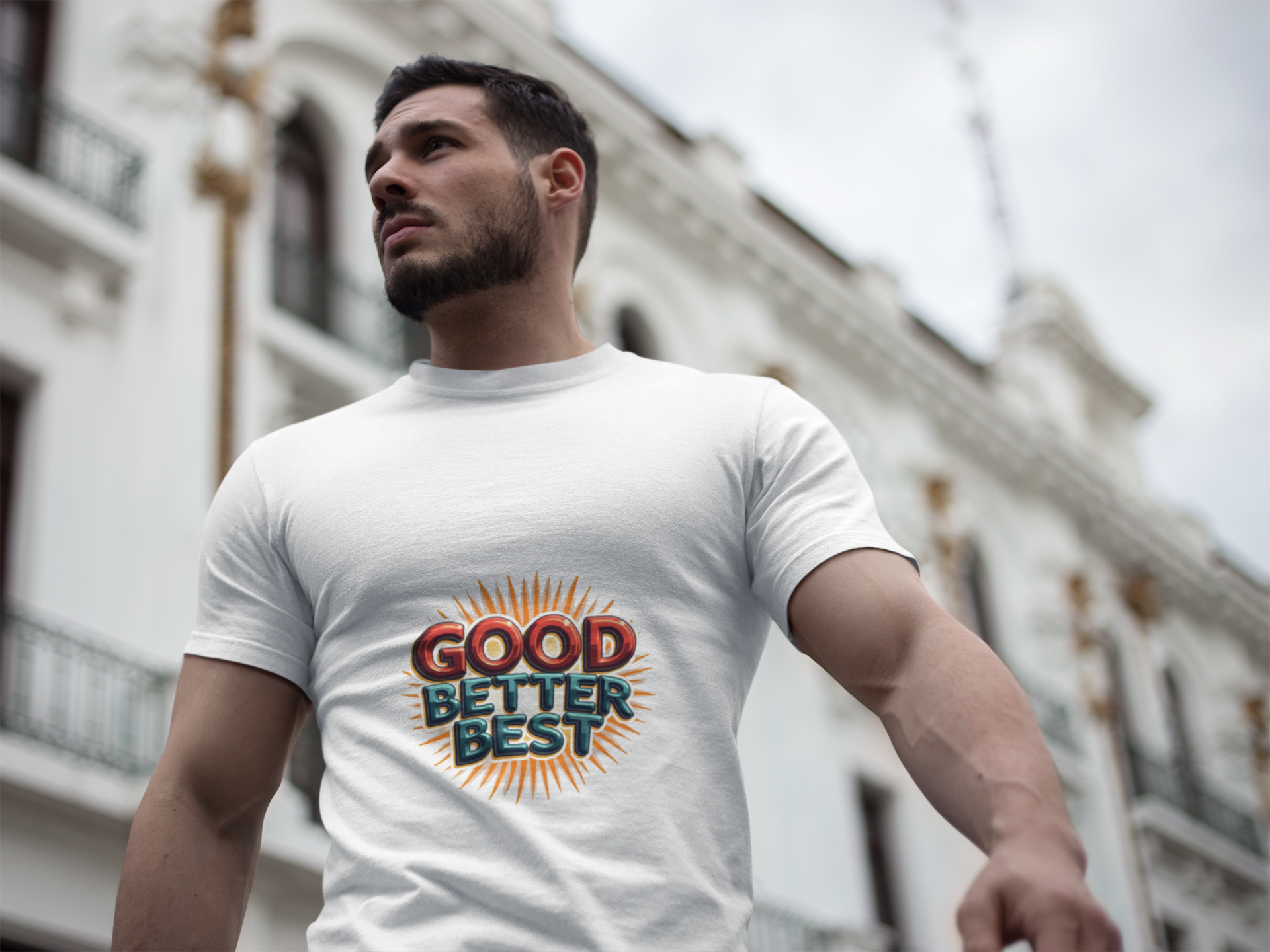 Heavy Cotton 'Good Better Best' Unisex T-Shirt product thumbnail image Heavy Cotton 'Good Better Best' Unisex T-Shirt product thumbnail image