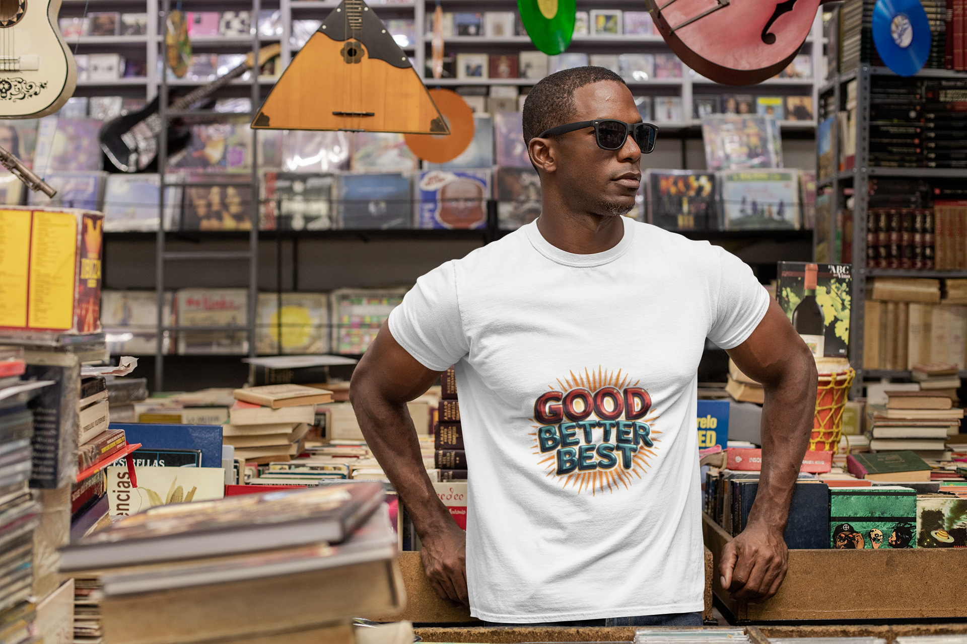 Heavy Cotton 'Good Better Best' Unisex T-Shirt product thumbnail image Heavy Cotton 'Good Better Best' Unisex T-Shirt product thumbnail image