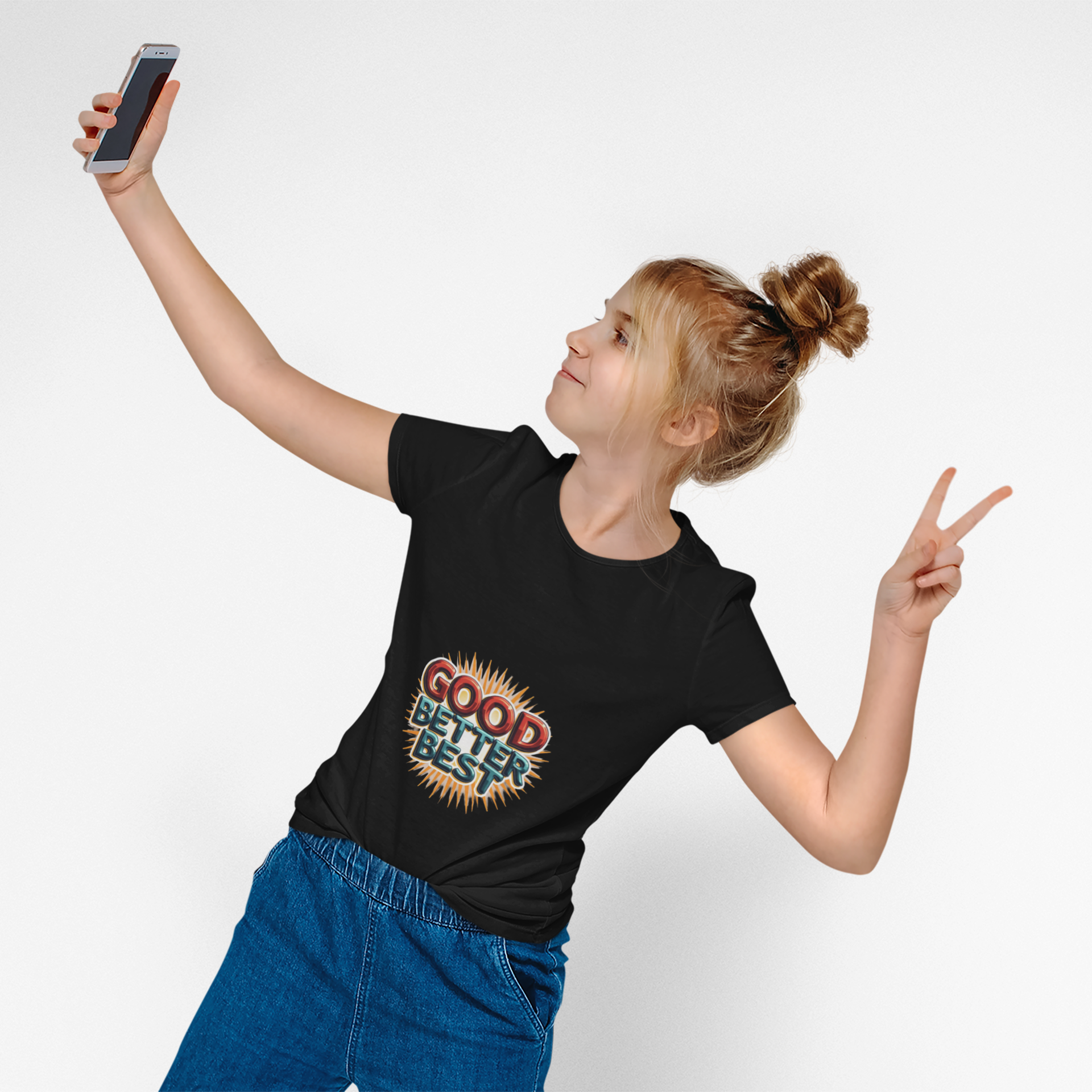 Heavy Cotton 'Good Better Best' Unisex T-Shirt product thumbnail image Heavy Cotton 'Good Better Best' Unisex T-Shirt product thumbnail image