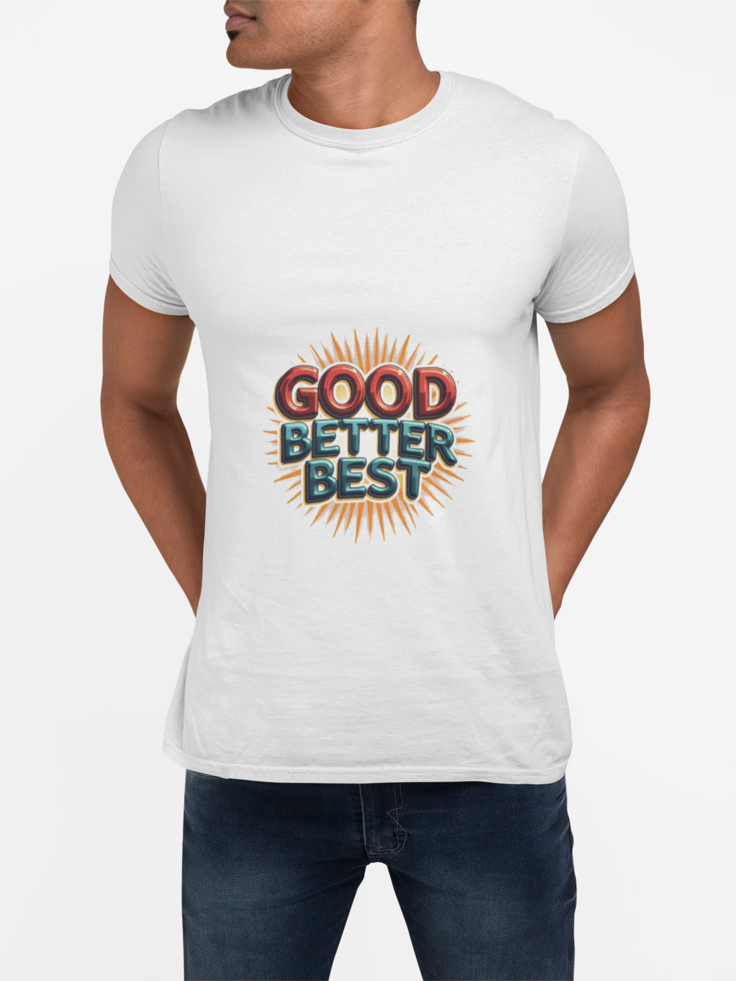 Heavy Cotton 'Good Better Best' Unisex T-Shirt product thumbnail image Heavy Cotton 'Good Better Best' Unisex T-Shirt product thumbnail image