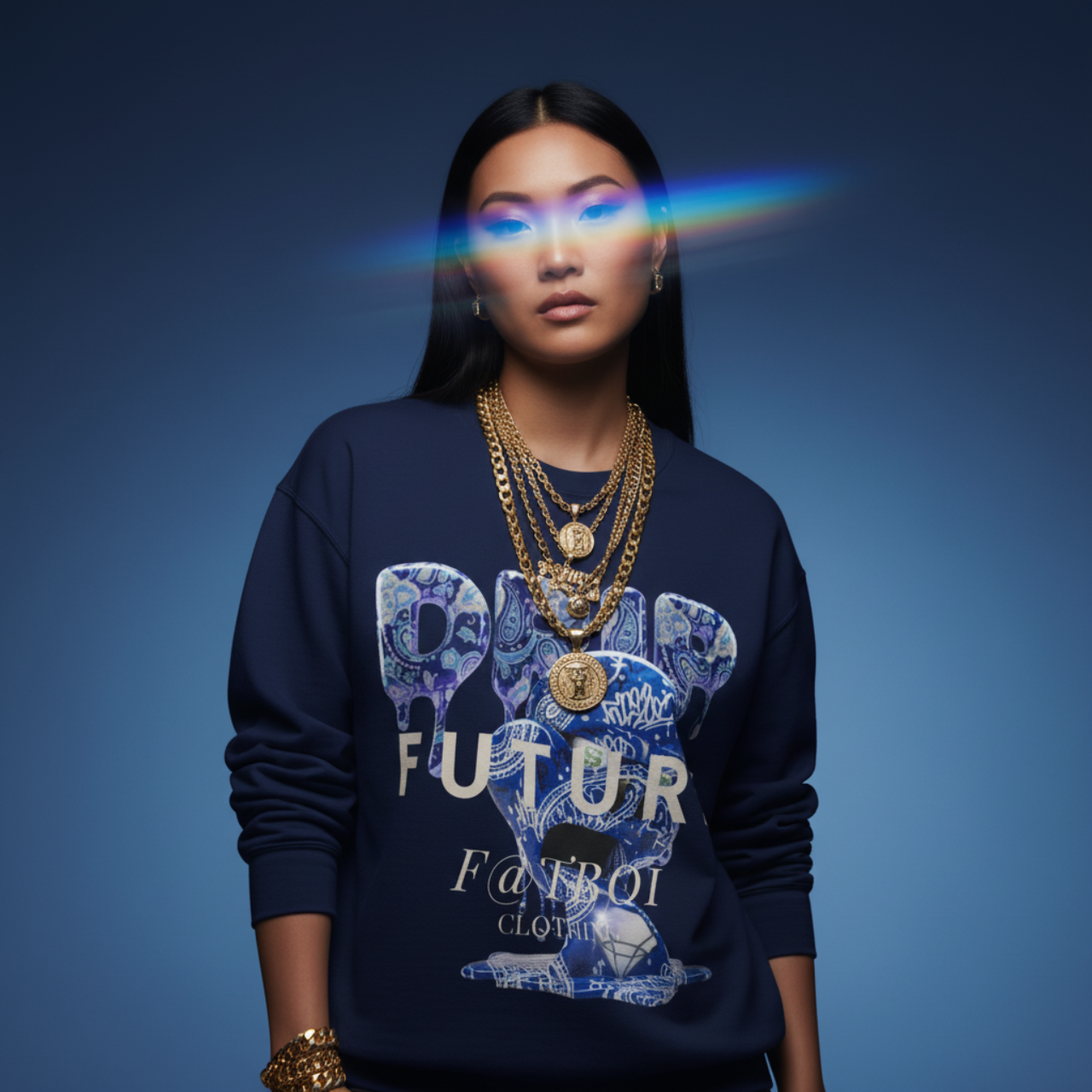 FUTURE F@TBOI DRIP GRAFFITI HOG Unisex Sweatshirt product thumbnail image FUTURE F@TBOI DRIP GRAFFITI HOG Unisex Sweatshirt product thumbnail image