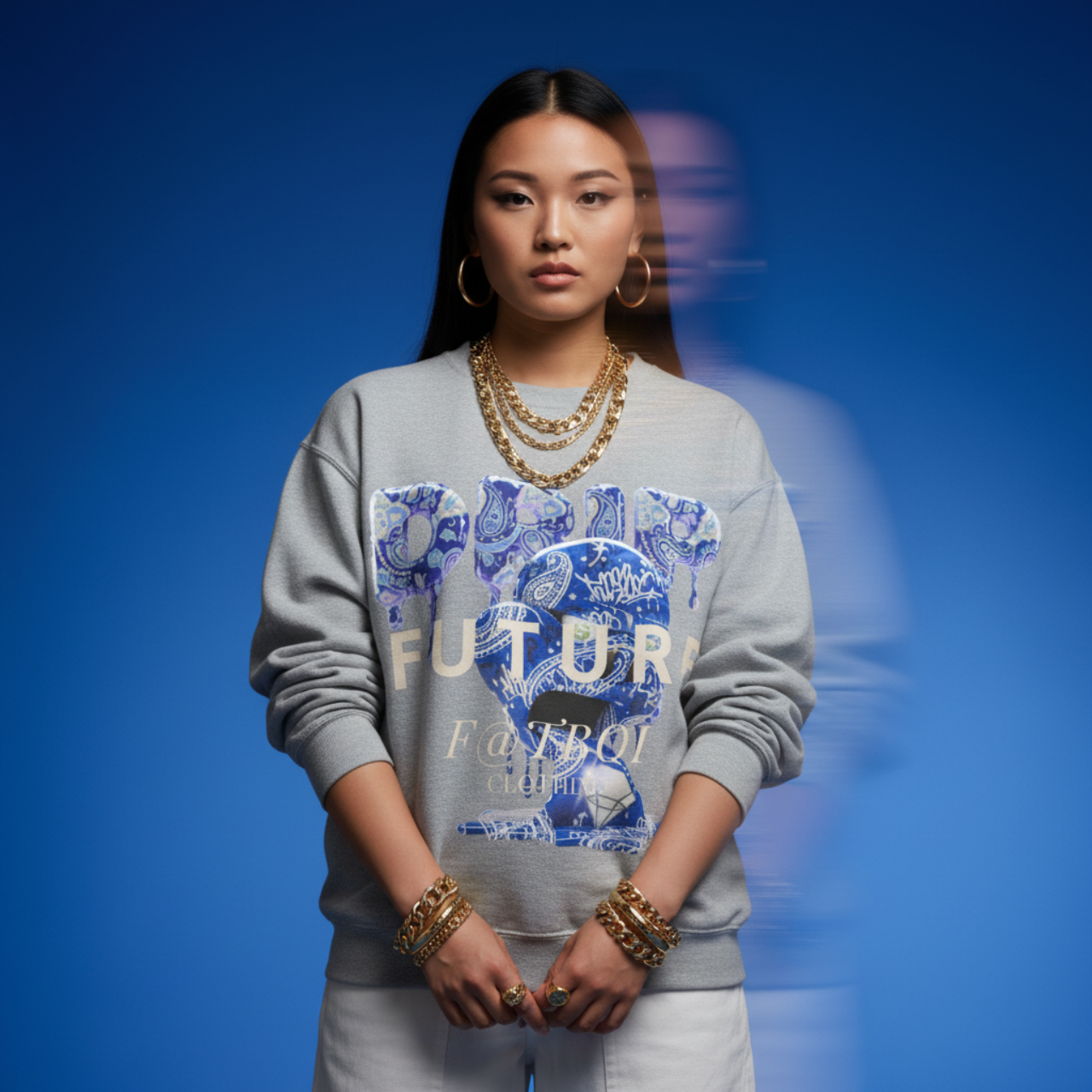 FUTURE F@TBOI DRIP GRAFFITI HOG Unisex Sweatshirt product thumbnail image FUTURE F@TBOI DRIP GRAFFITI HOG Unisex Sweatshirt product thumbnail image