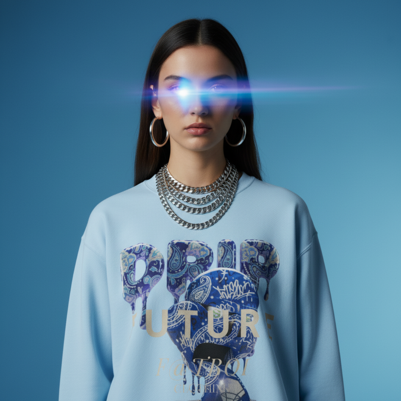 FUTURE F@TBOI DRIP GRAFFITI HOG Unisex Sweatshirt product thumbnail image FUTURE F@TBOI DRIP GRAFFITI HOG Unisex Sweatshirt product thumbnail image