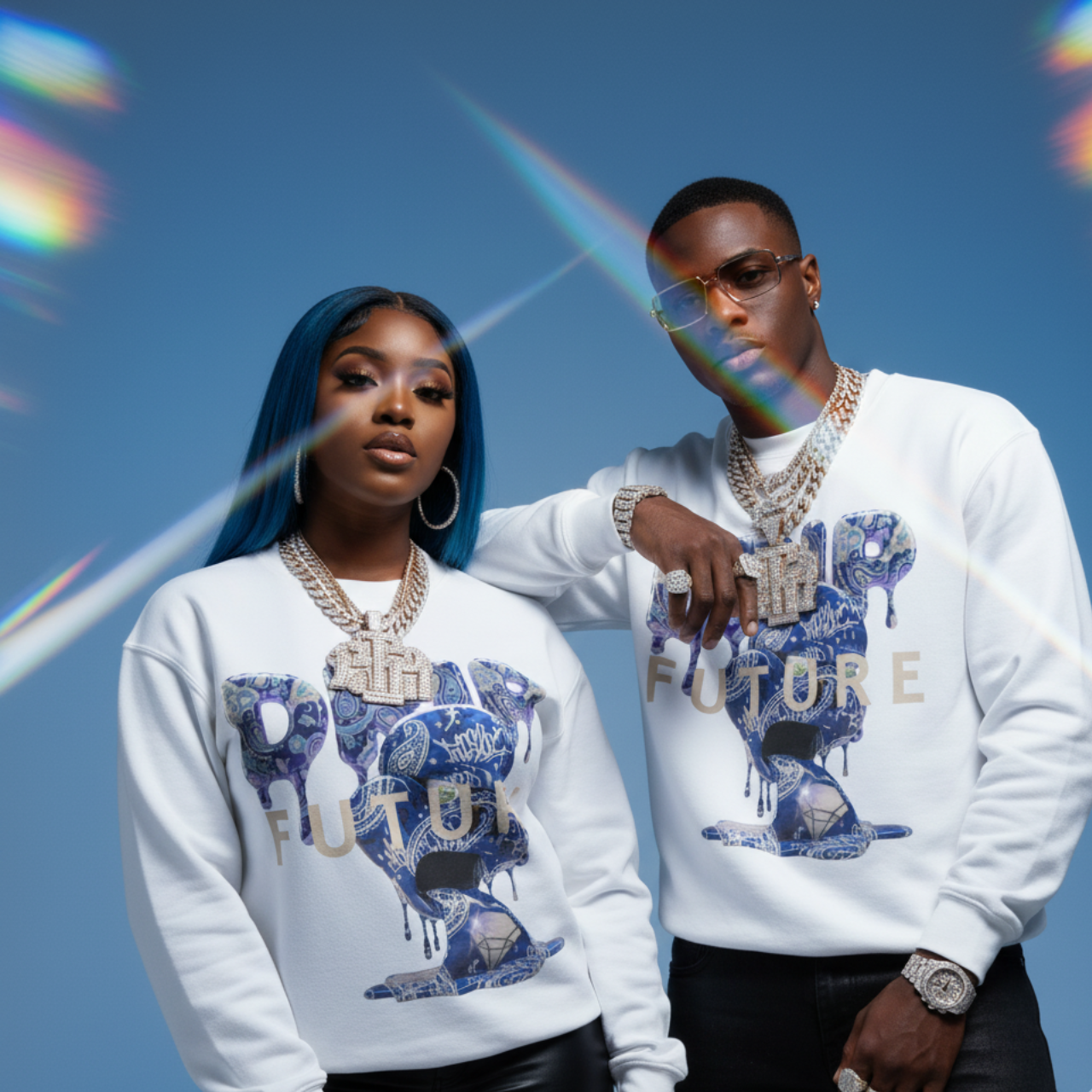 FUTURE F@TBOI DRIP GRAFFITI HOG Unisex Sweatshirt product thumbnail image FUTURE F@TBOI DRIP GRAFFITI HOG Unisex Sweatshirt product thumbnail image