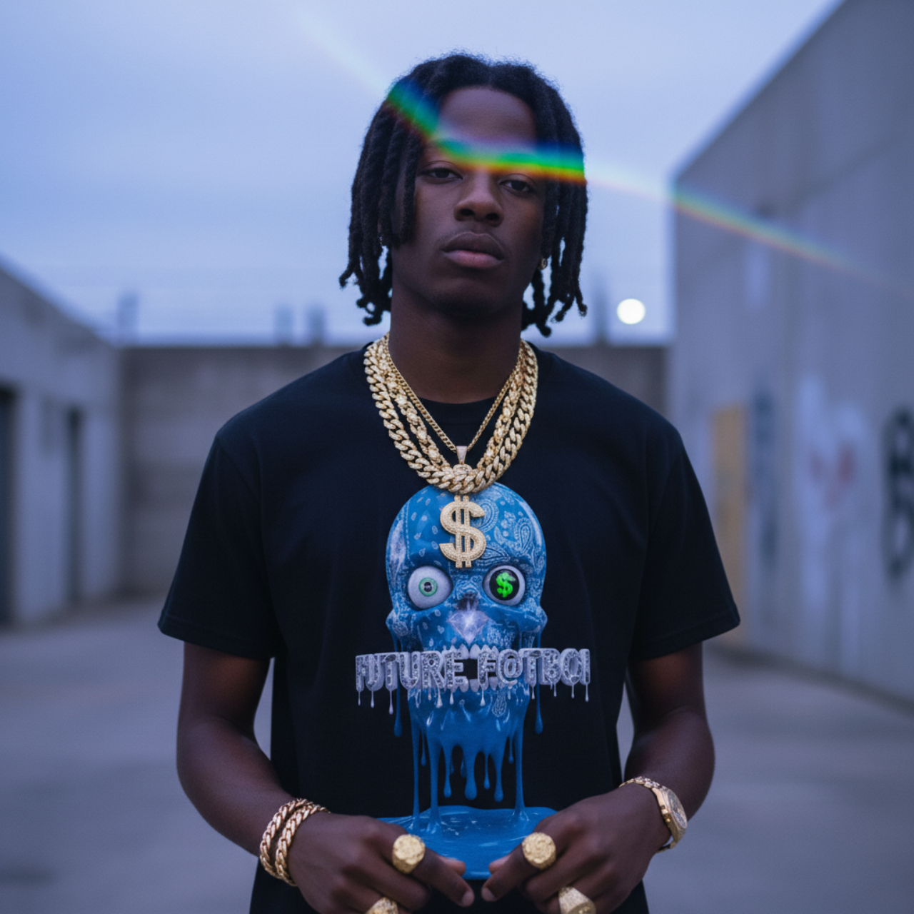 Future Fatboi Skull Graphic Tee product thumbnail image