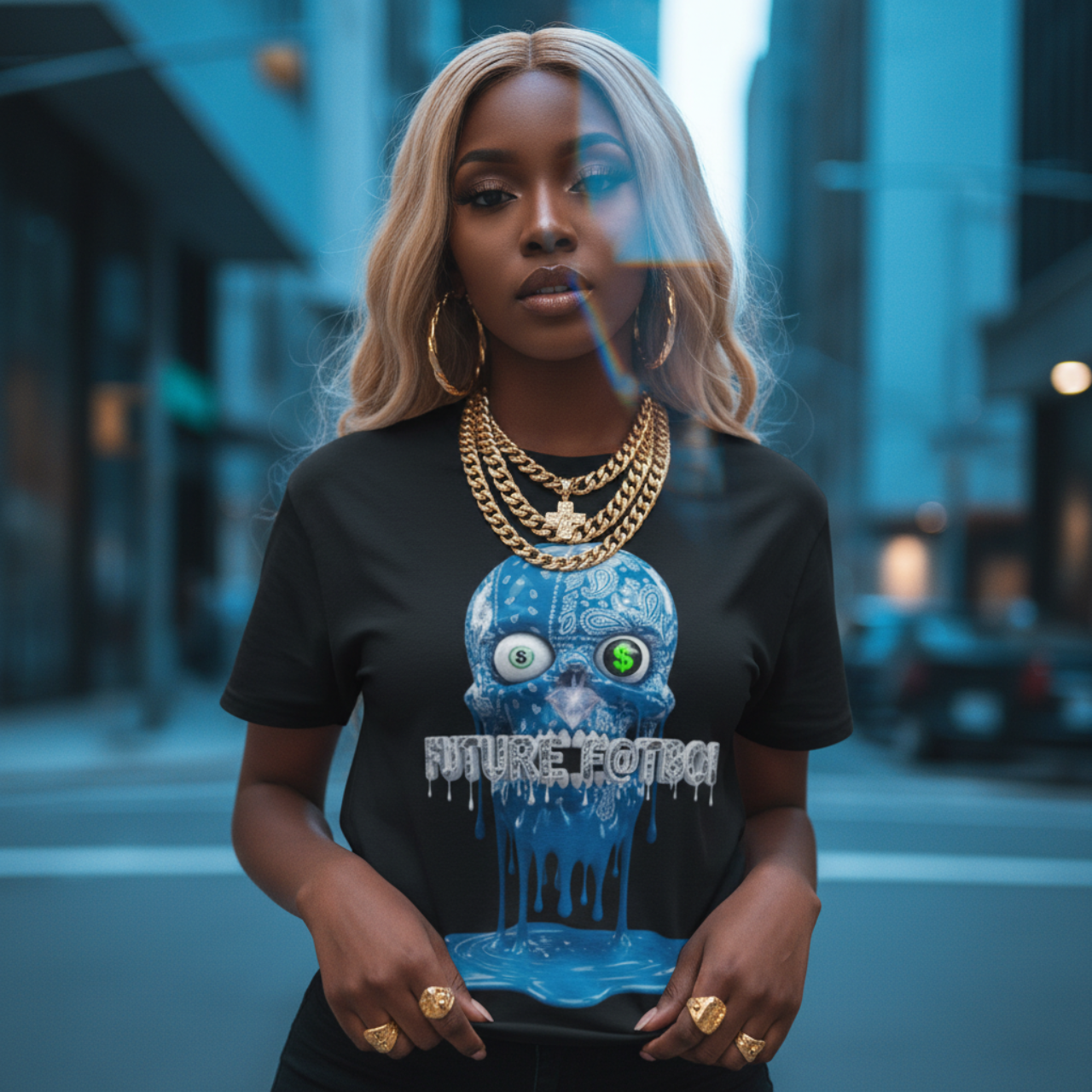 Future Fatboi Skull Graphic Tee product thumbnail image Future Fatboi Skull Graphic Tee product thumbnail image