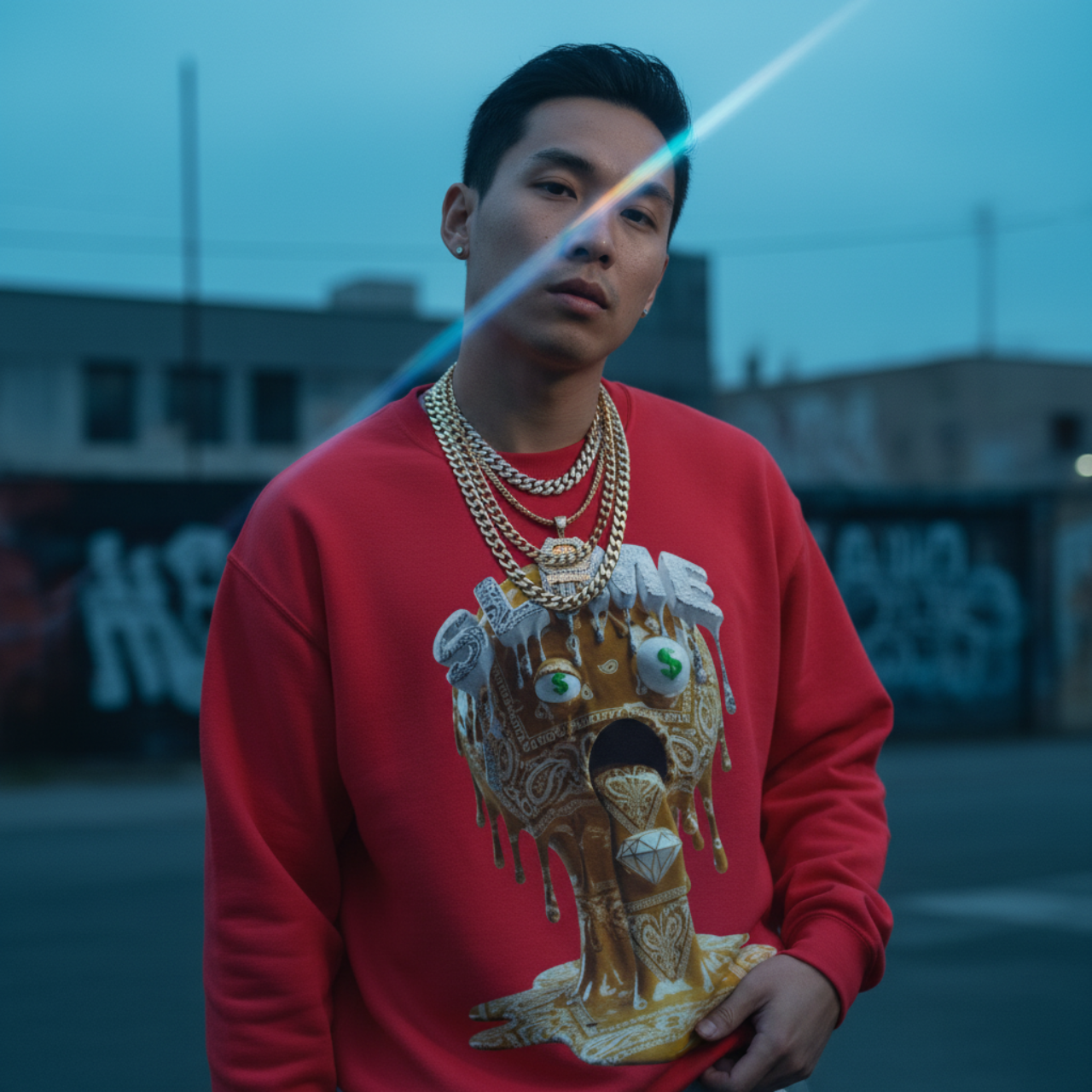 FUTURE F@TBOI SLIME Sweatshirt - Cozy Unisex Crewneck, Slime Design, Perfect for Gifts, Halloween Vibes, or Everyday Fun product thumbnail image FUTURE F@TBOI SLIME Sweatshirt - Cozy Unisex Crewneck, Slime Design, Perfect for Gifts, Halloween Vibes, or Everyday Fun product thumbnail image