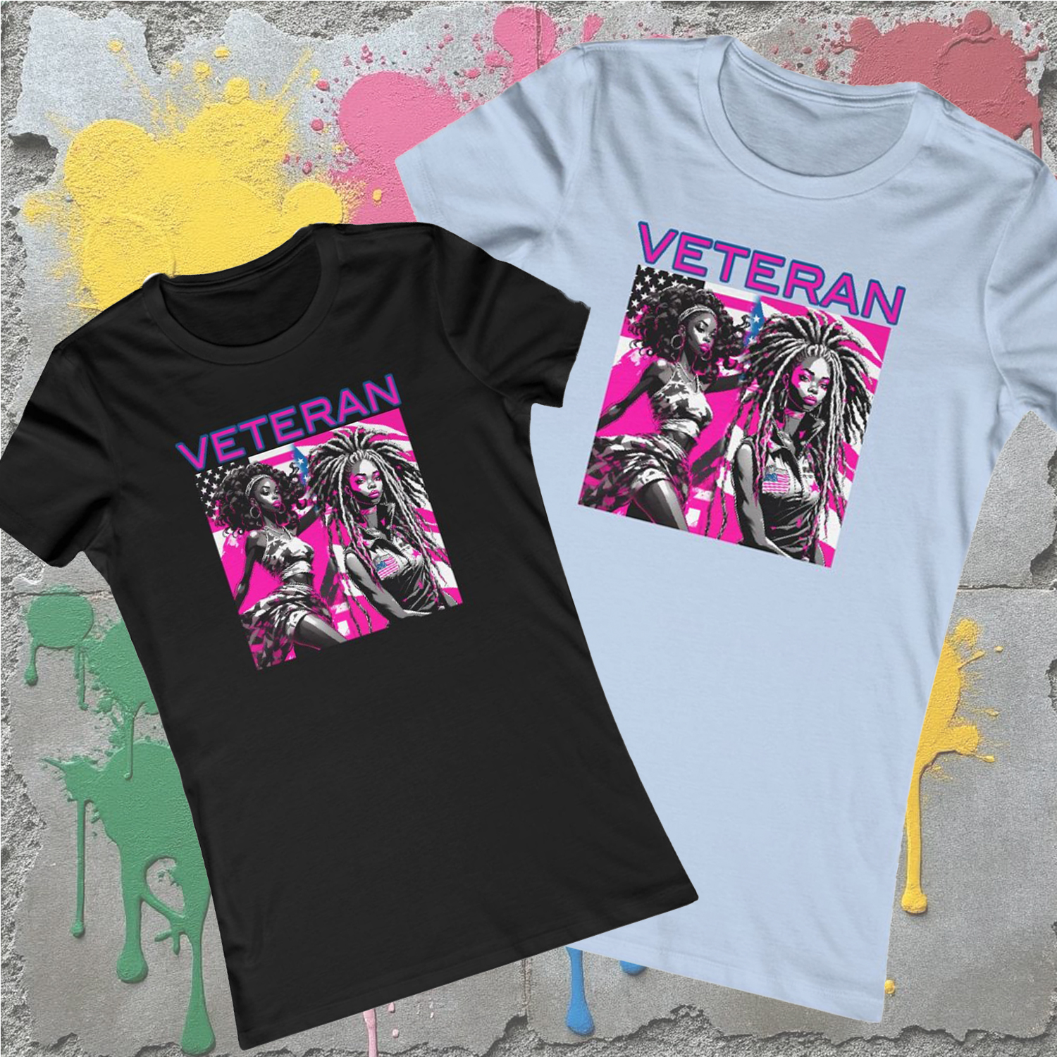 Veteran Tribute Women's Tee - For A More Fitted Look product thumbnail image Veteran Tribute Women's Tee - For A More Fitted Look product thumbnail image