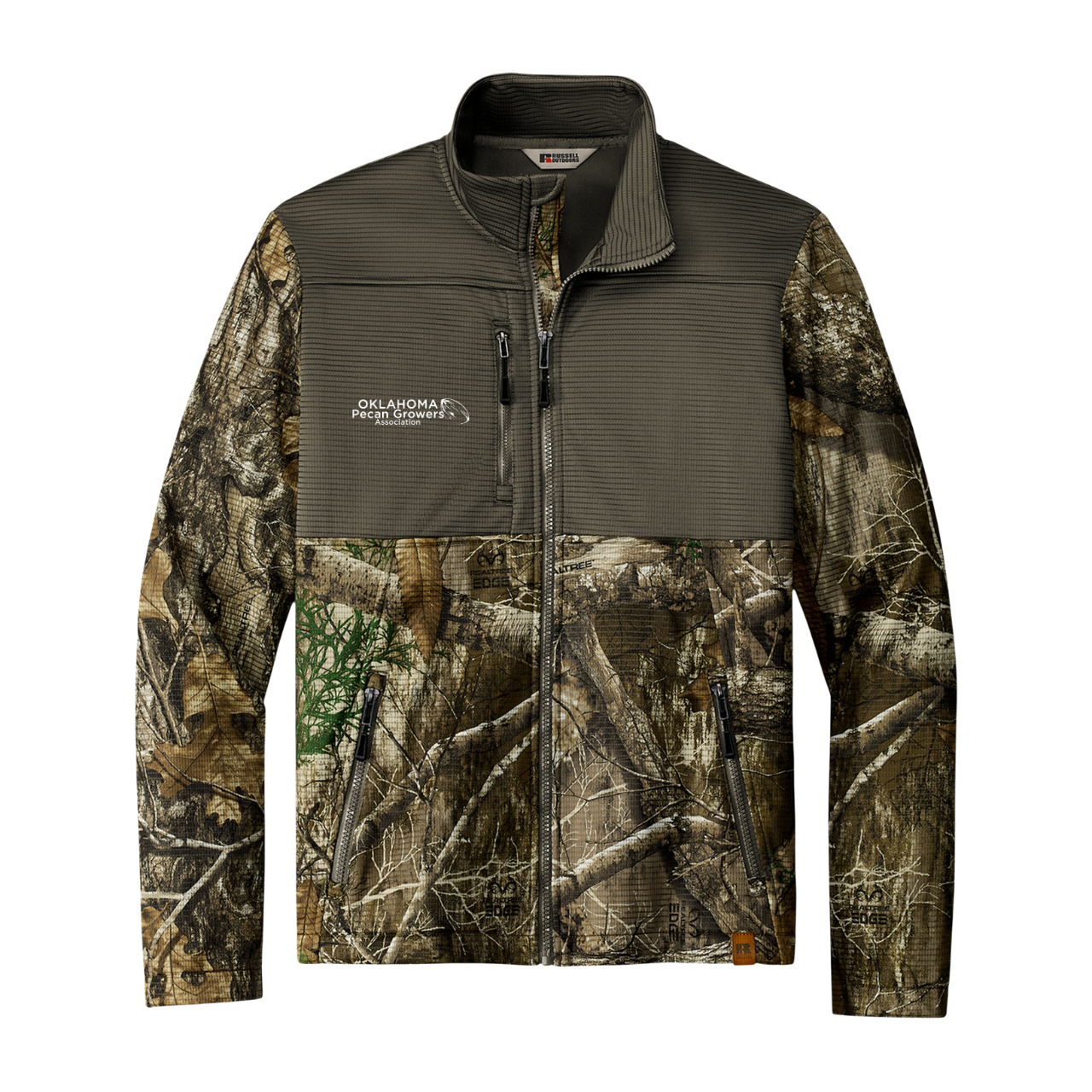 OPGA Logo Realtree Colorblock Soft Shell Jacket | Unisex product thumbnail image OPGA Logo Realtree Colorblock Soft Shell Jacket | Unisex product thumbnail image