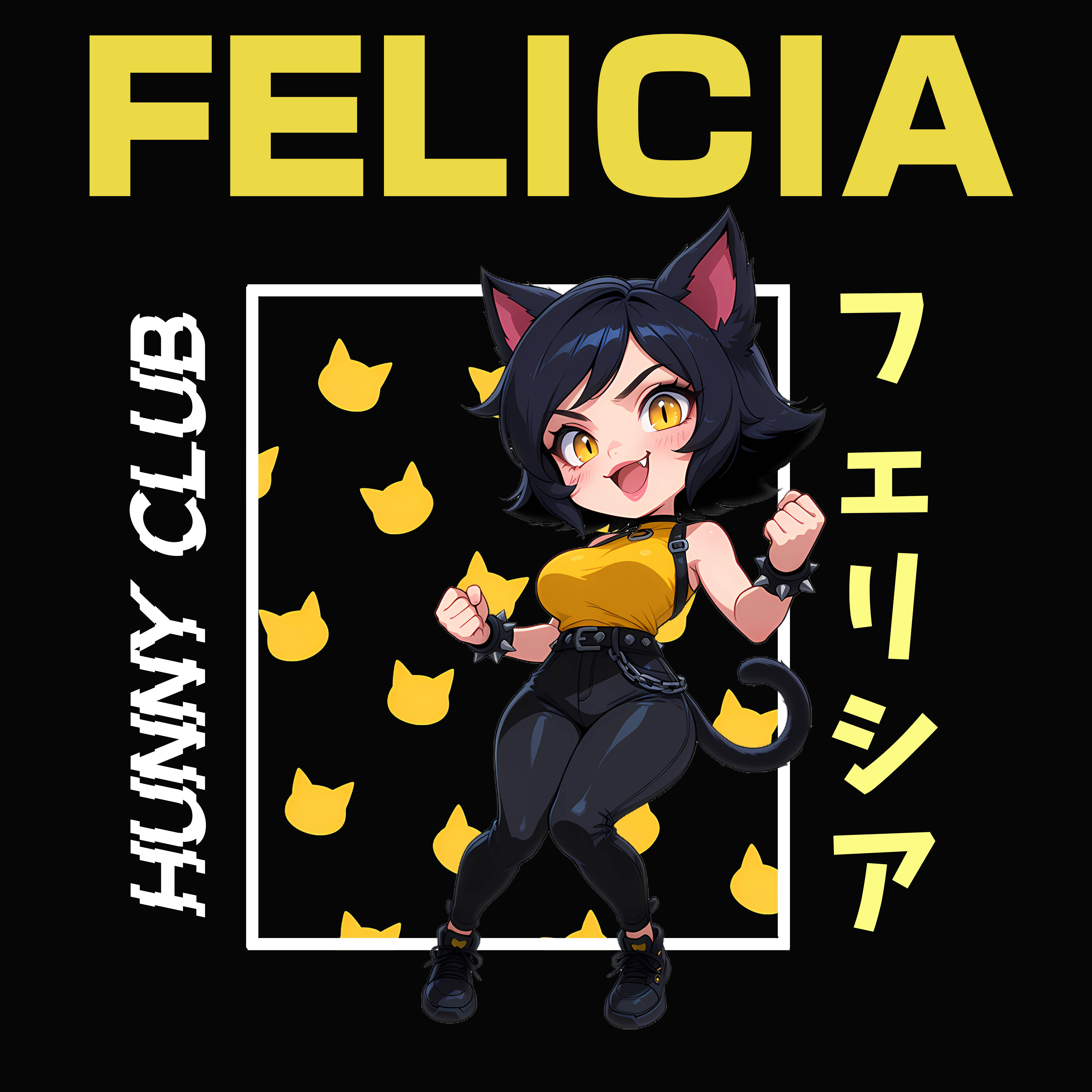 Chibi FELICIA - Unisex Heavy Cotton Tee
