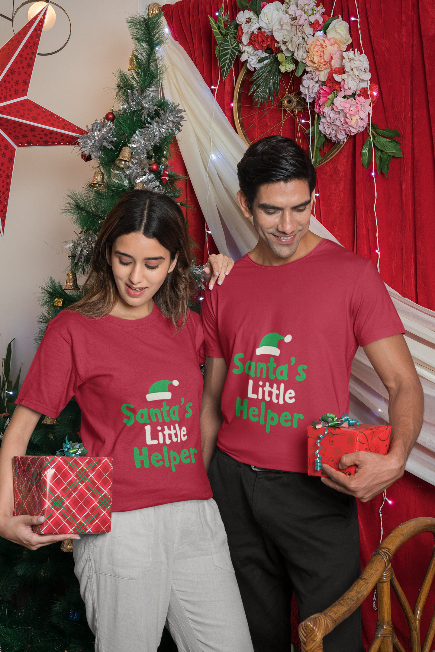 Christmas Unisex Heavy Cotton T-Shirt product thumbnail image Christmas Unisex Heavy Cotton T-Shirt product thumbnail image