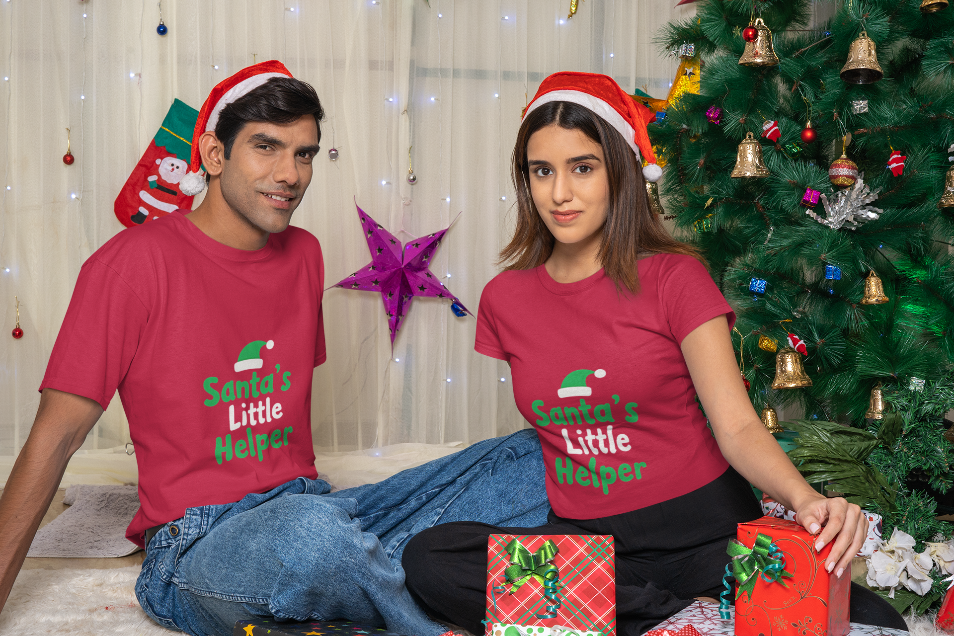Christmas Unisex Heavy Cotton T-Shirt product thumbnail image Christmas Unisex Heavy Cotton T-Shirt product thumbnail image