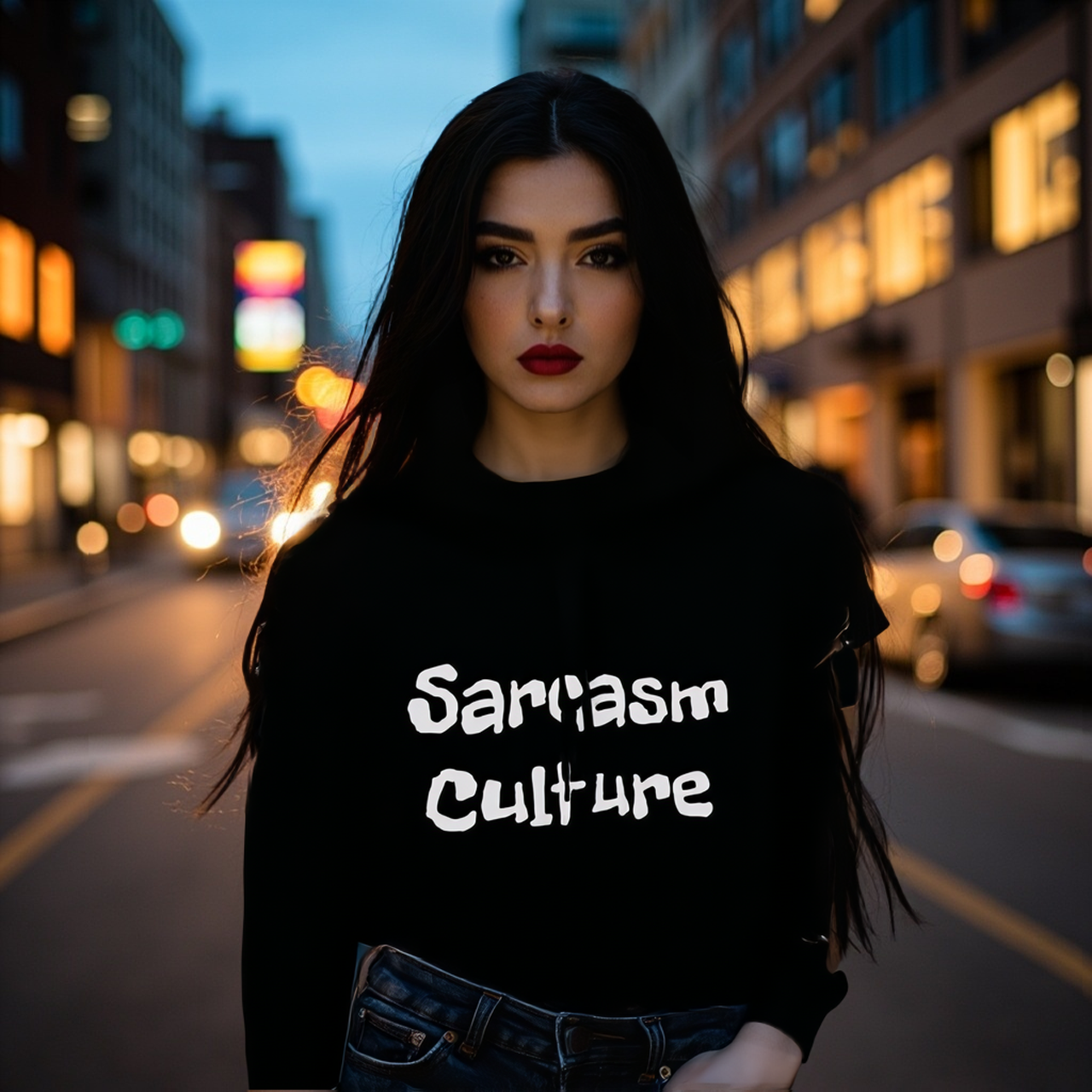 Sarcasm Culture Because Stupidity Can't Be Allowed To Win Hoodie product thumbnail image