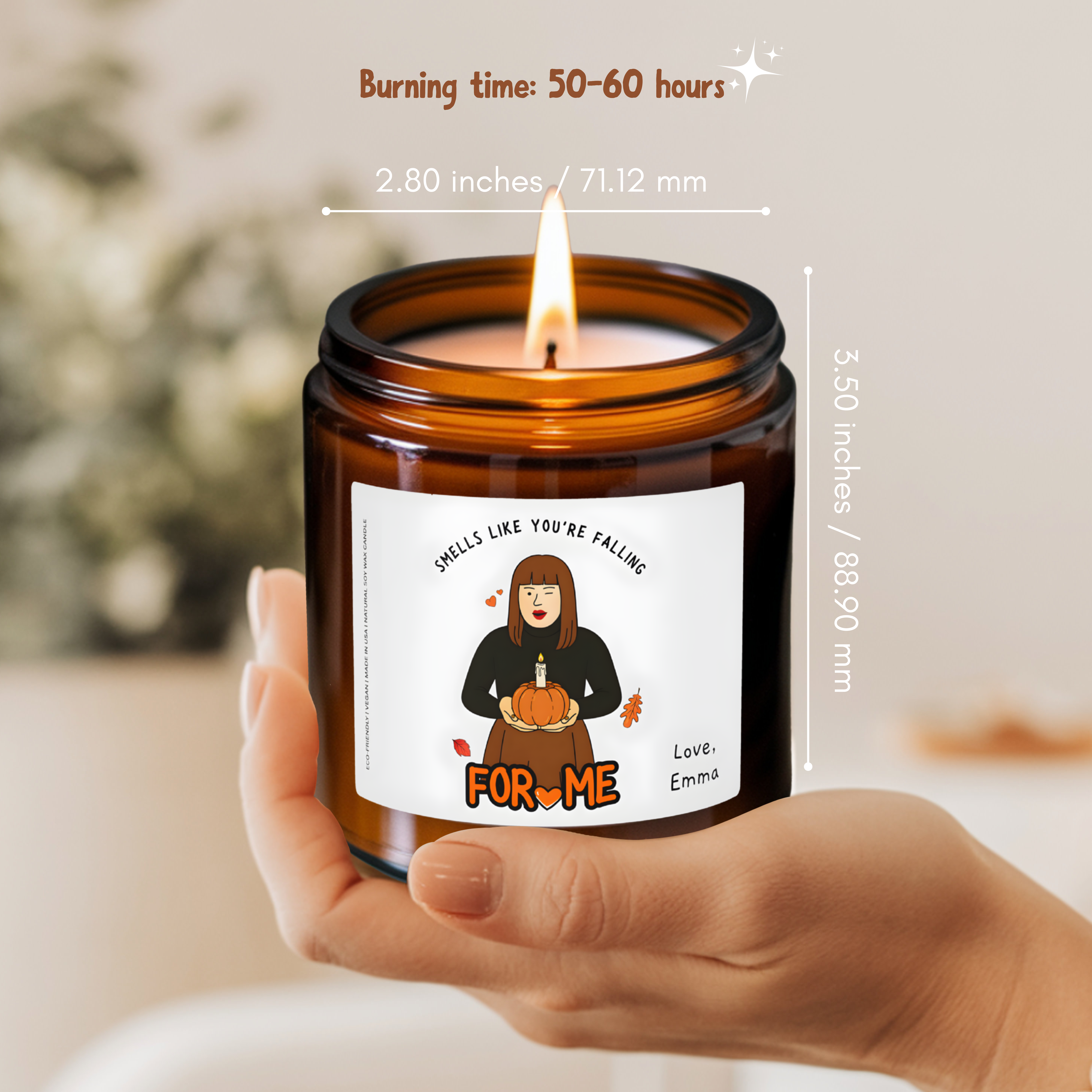 Personalized Funny Fall Candle, Fall Scented Candles, Smells Like You’re Falling for Me, Custom Viral Meme Candle, Cozy Autumn Gift for Him, Gift for Her product thumbnail image Personalized Funny Fall Candle, Fall Scented Candles, Smells Like You’re Falling for Me, Custom Viral Meme Candle, Cozy Autumn Gift for Him, Gift for Her product thumbnail image