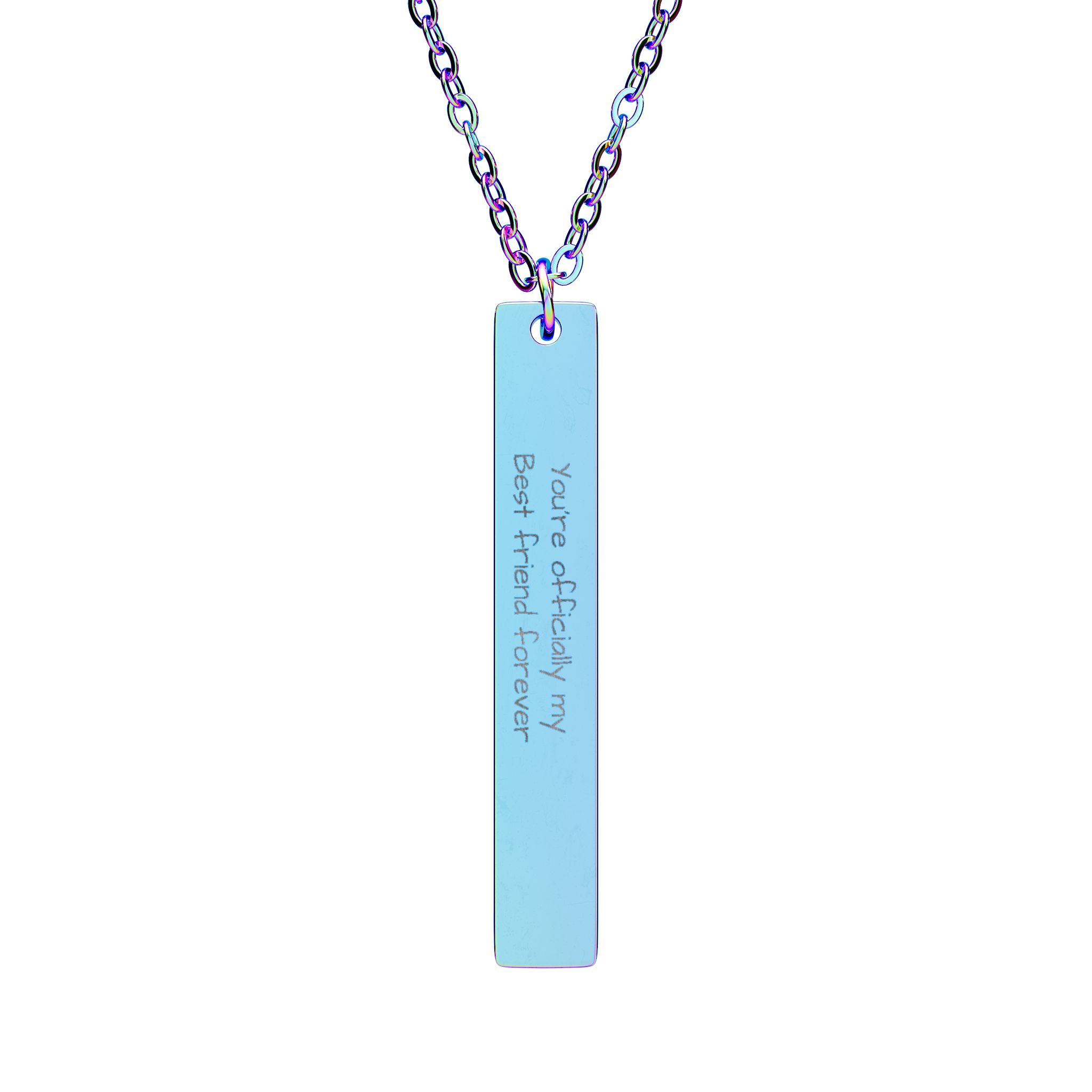 Personalized Vertical Bar Necklace, Trendy Engraved Jewelry, Modern Aesthetic, 18K Gold, Minimalist, Weddings Anniversary Birthdays Custom Text Gift for Her product thumbnail image Personalized Vertical Bar Necklace, Trendy Engraved Jewelry, Modern Aesthetic, 18K Gold, Minimalist, Weddings Anniversary Birthdays Custom Text Gift for Her product thumbnail image