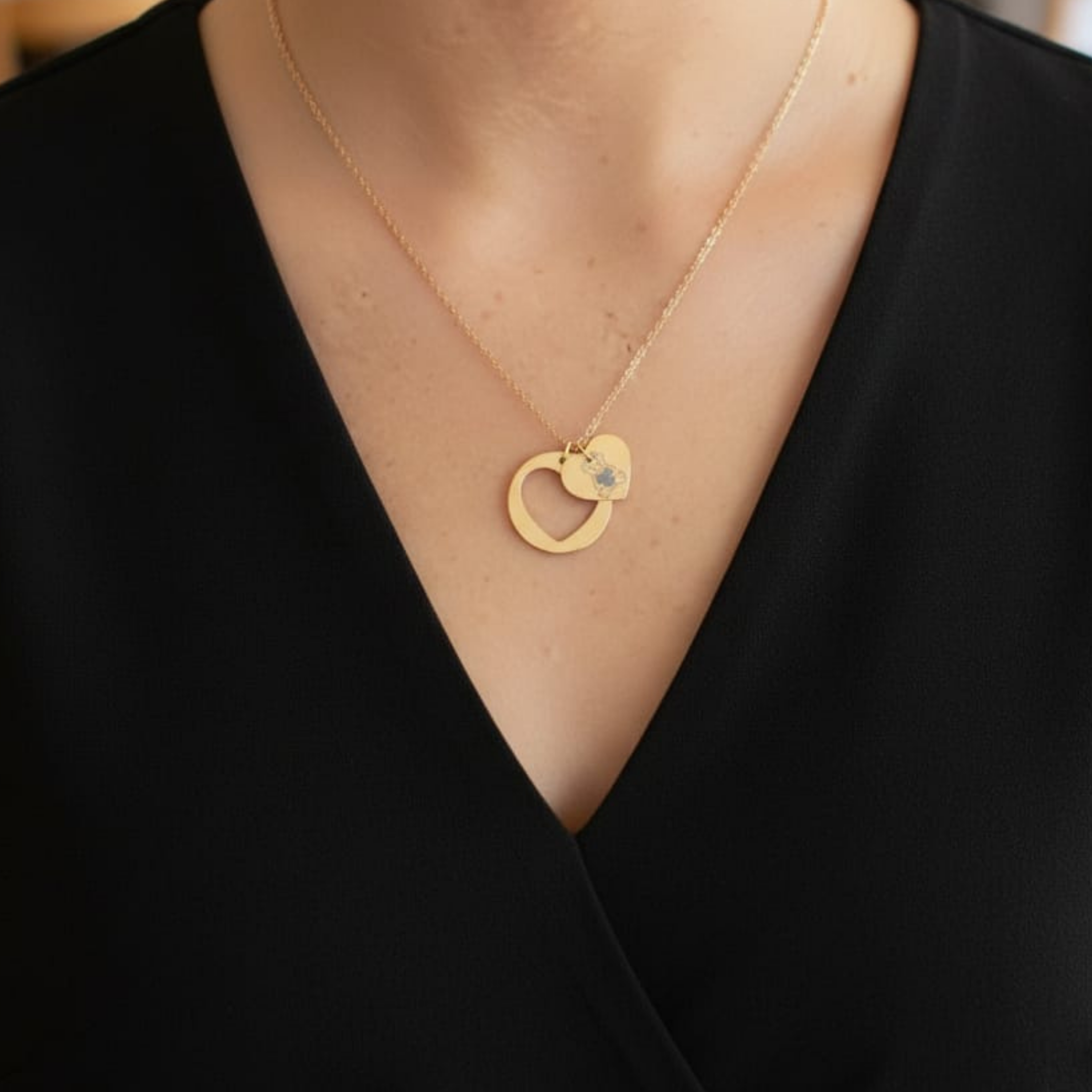 Personalized Heart Cutout Necklace, Engraved Jewelry, Heartfelt Aesthetic, 18K Gold, Anniversary Wedding Birthday Friendship, Custom Engraved Text Gifts product thumbnail image Personalized Heart Cutout Necklace, Engraved Jewelry, Heartfelt Aesthetic, 18K Gold, Anniversary Wedding Birthday Friendship, Custom Engraved Text Gifts product thumbnail image