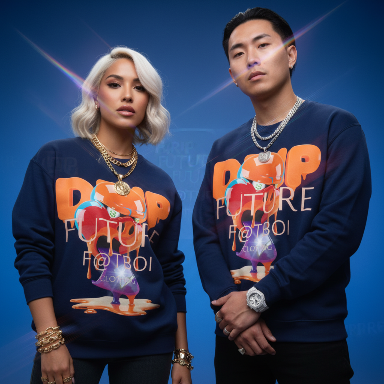 Future F@tBoi Clothing Sweatshirt, Trendy Unisex Crewneck, Casual Fashion, Graphic Sweatshirt, Unique Gifts for Him/Her