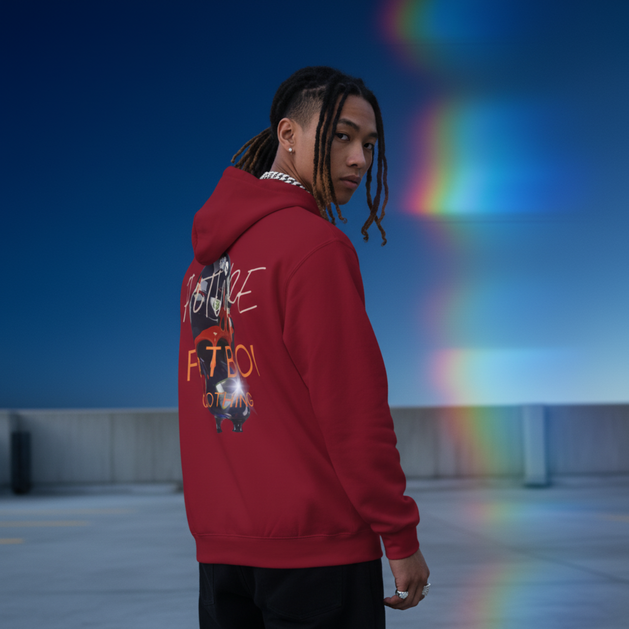 Future F@tboi clothing Unisex Hoodie with Trendy Design, Streetwear, Casual Style, Gift for Him/Her, Perfect for Fall product thumbnail image Future F@tboi clothing Unisex Hoodie with Trendy Design, Streetwear, Casual Style, Gift for Him/Her, Perfect for Fall product thumbnail image