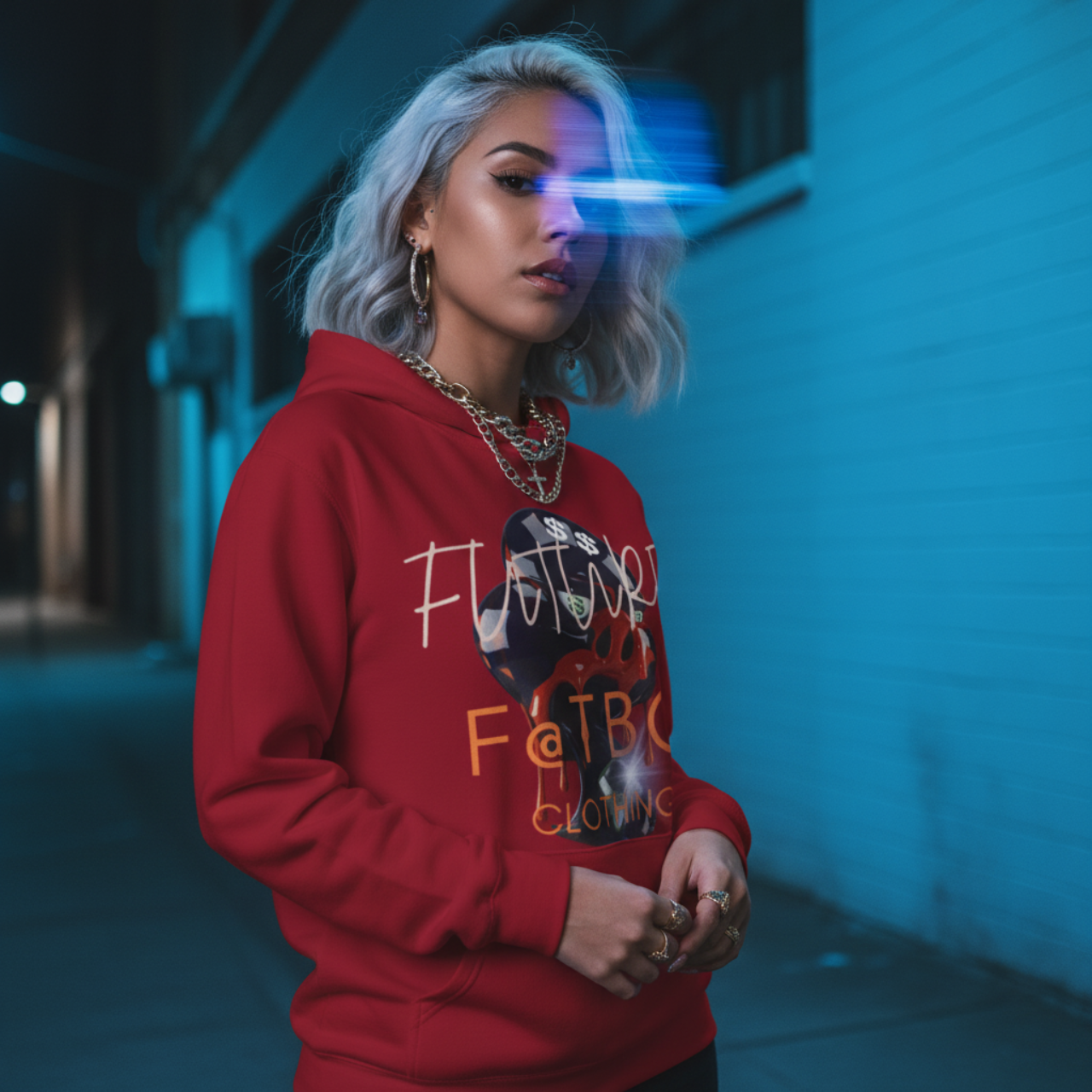 Future F@tboi clothing  Unisex Hoodie with Trendy Design, Streetwear, Casual Style, Gift for Him/Her, Perfect for Fall product thumbnail image