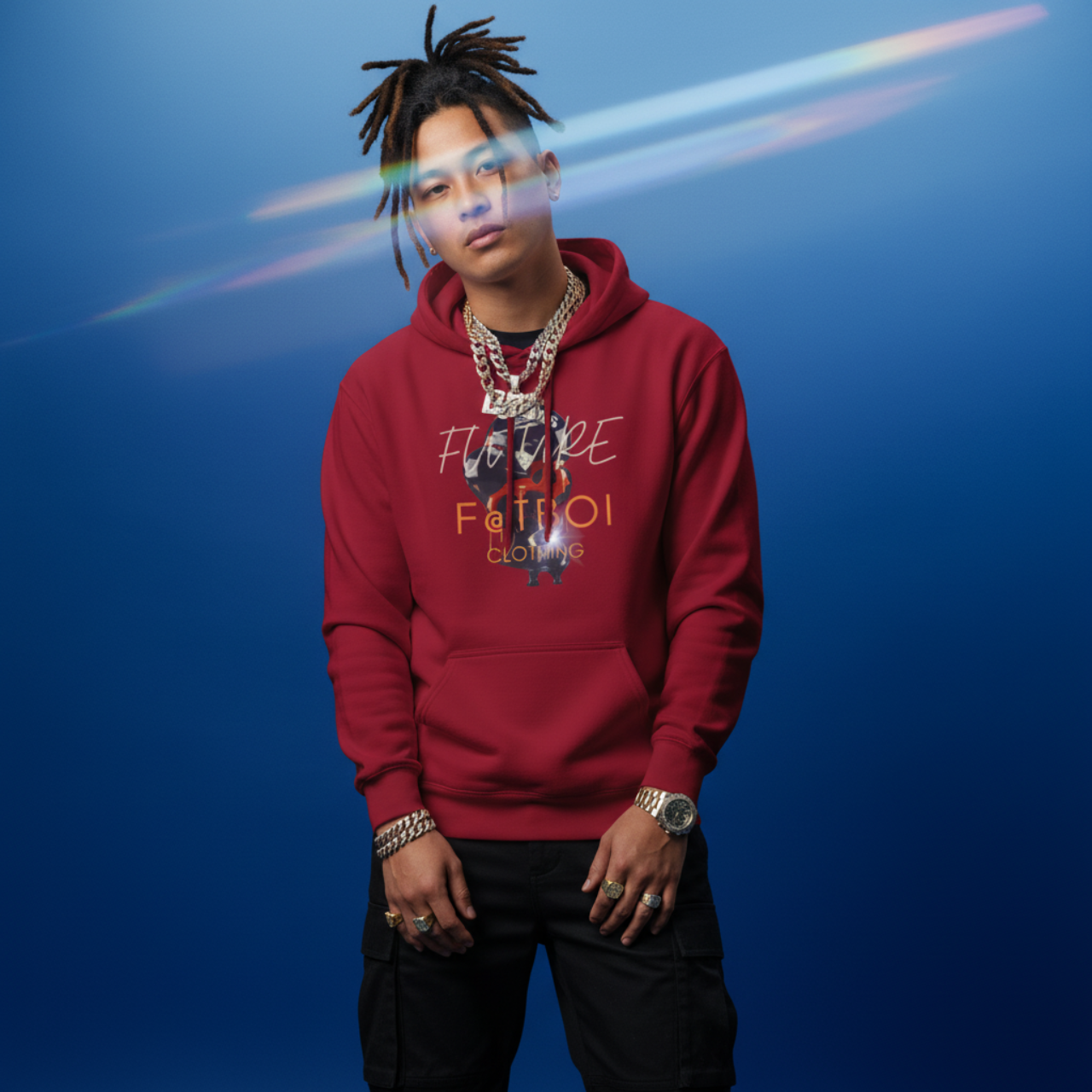 Future F@tboi clothing Unisex Hoodie with Trendy Design, Streetwear, Casual Style, Gift for Him/Her, Perfect for Fall product thumbnail image Future F@tboi clothing Unisex Hoodie with Trendy Design, Streetwear, Casual Style, Gift for Him/Her, Perfect for Fall product thumbnail image