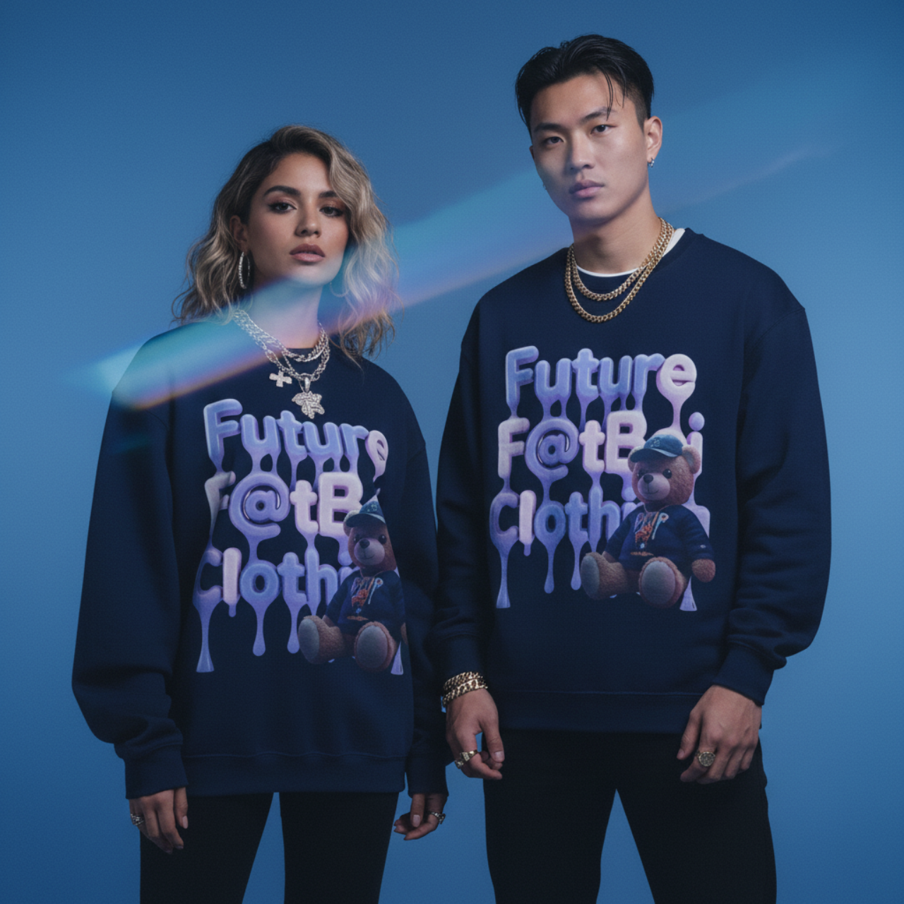 Future F@tboi Bear Sweatshirt | Casual Unisex Crewneck | Perfect for Streetwear Lovers, Gift for Special Occasions, Fashion Statement, Cozy [...] product thumbnail image