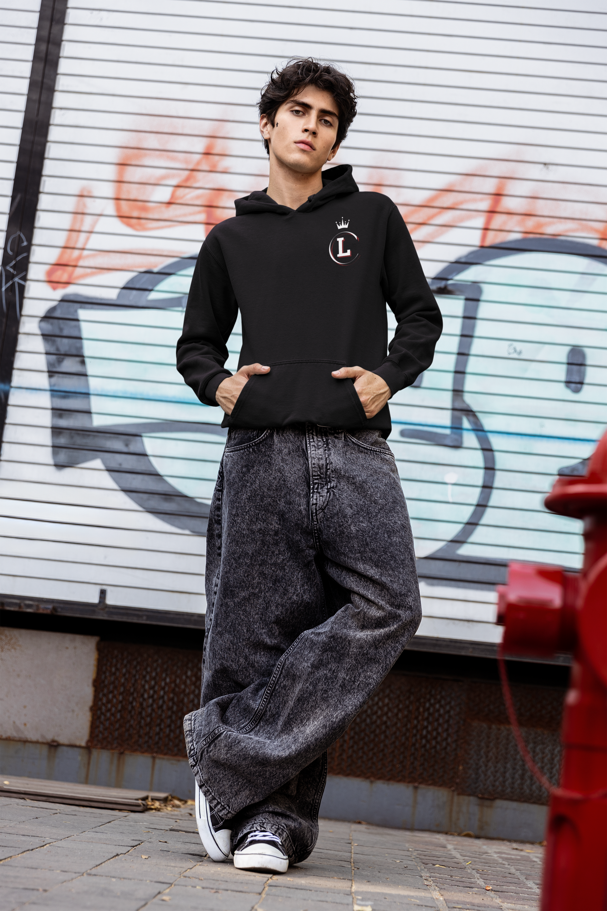 Stylish Unisex Hooded Sweatshirt Leraze Streetwear for Trendsetters, Cozy Athleisure, Streetwear Essential, Perfect for Gifts, Casual Vibes product thumbnail image