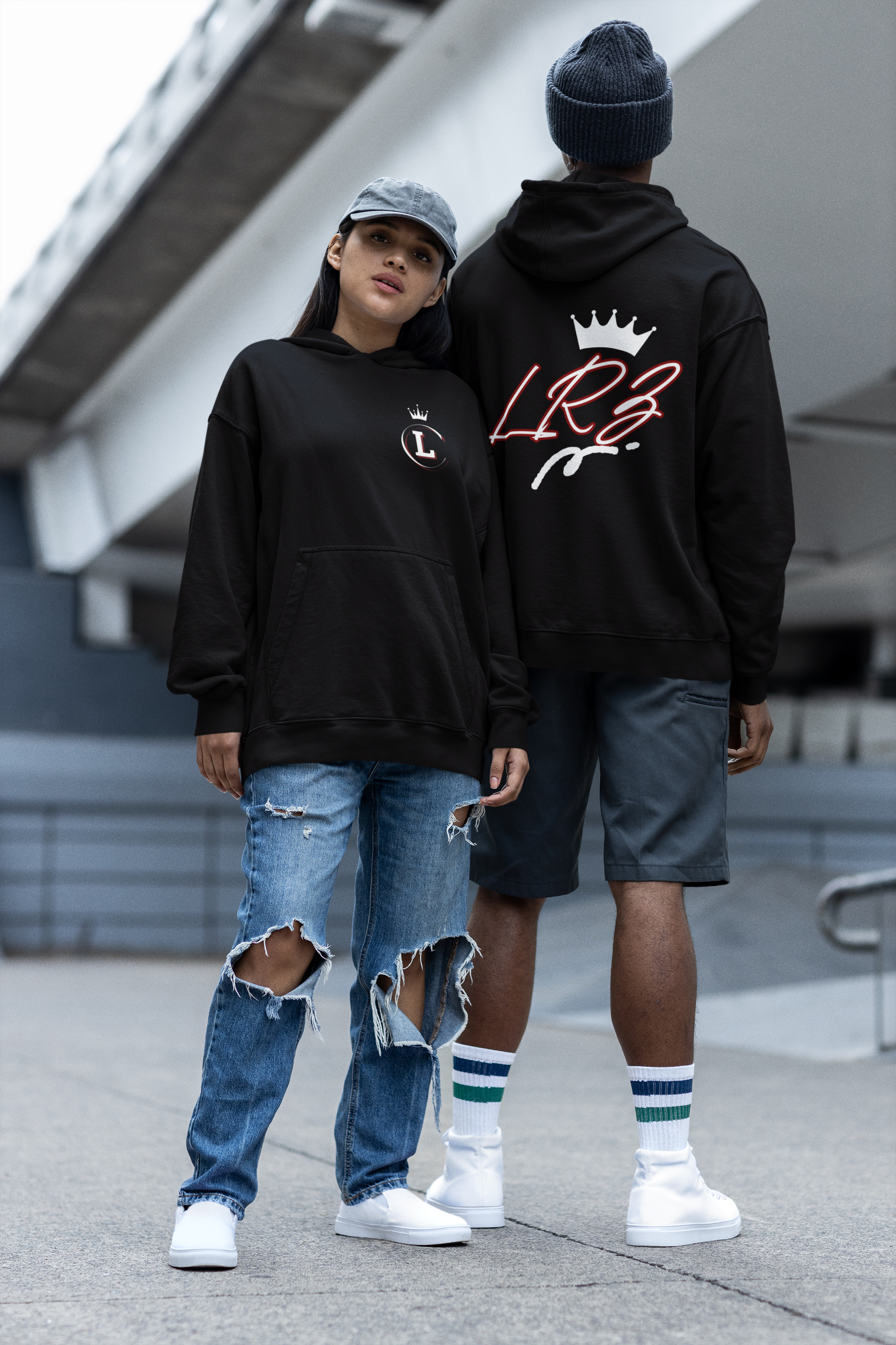Stylish Unisex Hooded Sweatshirt Leraze Streetwear for Trendsetters, Cozy Athleisure, Streetwear Essential, Perfect for Gifts, Casual Vibes product thumbnail image