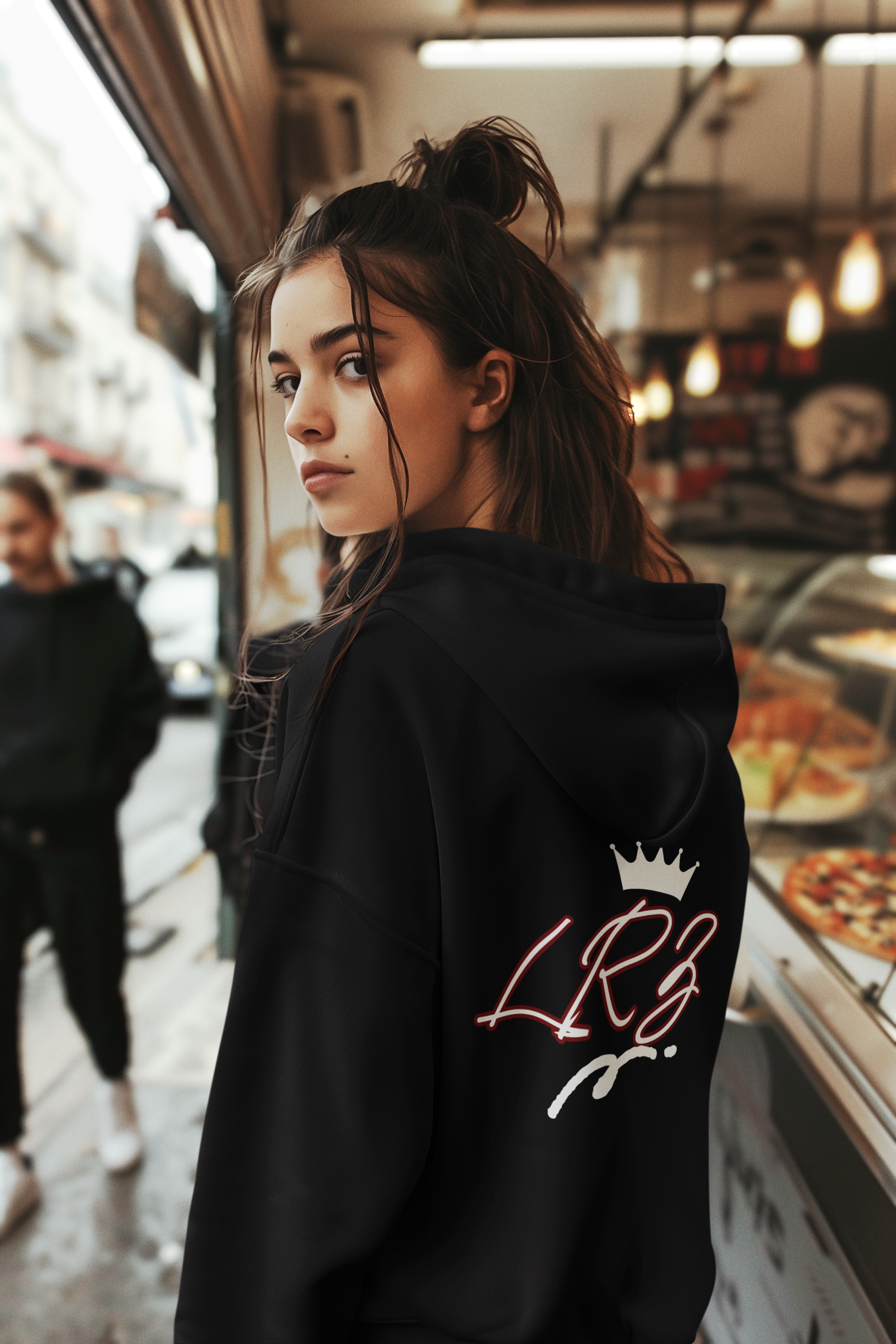 Stylish Unisex Hooded Sweatshirt Leraze Streetwear for Trendsetters, Cozy Athleisure, Streetwear Essential, Perfect for Gifts, Casual Vibes product thumbnail image