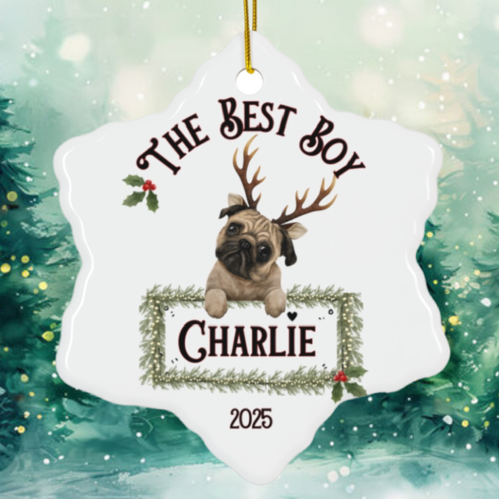 Personalized  Christmas Ornament - Perfect Holiday Gift, Keepsake Decoration, Christmas Celebration, Unique Tree Decor, Family [...]