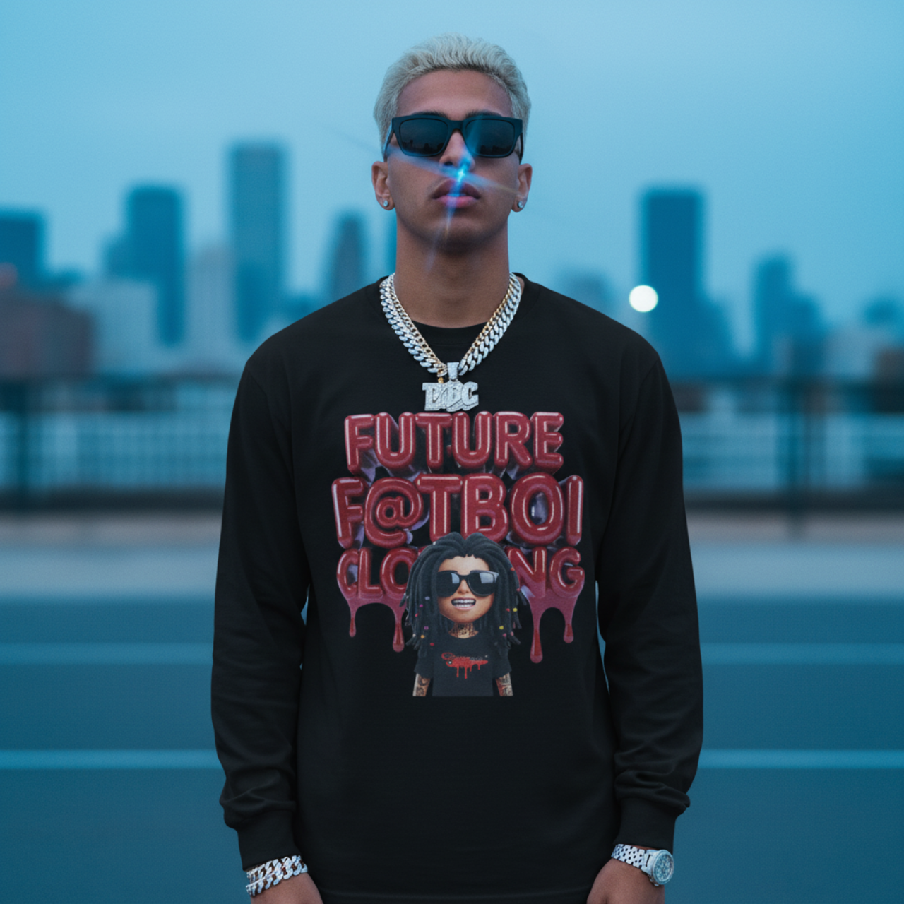 Back 2 Back Graphic Long Sleeve Tee product thumbnail image Back 2 Back Graphic Long Sleeve Tee product thumbnail image
