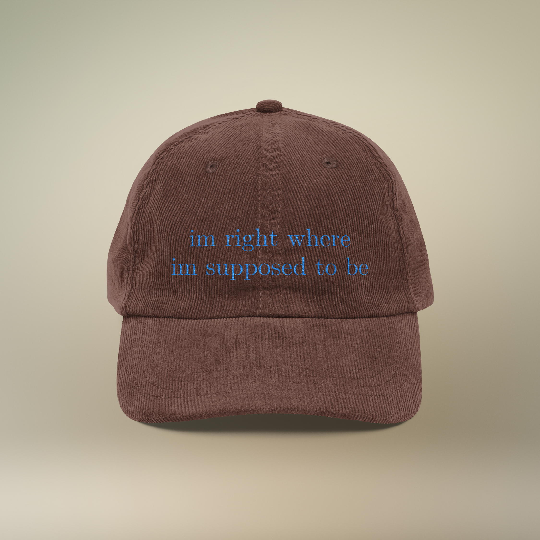 Vintage Corduroy Mantra Cap 