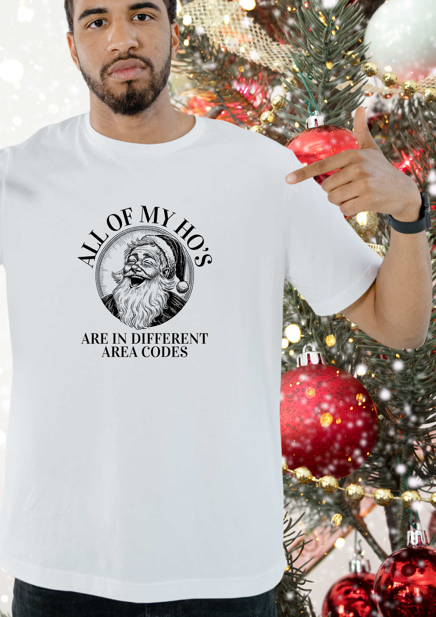 Santa Vintage Ho's Unisex T-shirt product thumbnail image Santa Vintage Ho's Unisex T-shirt product thumbnail image