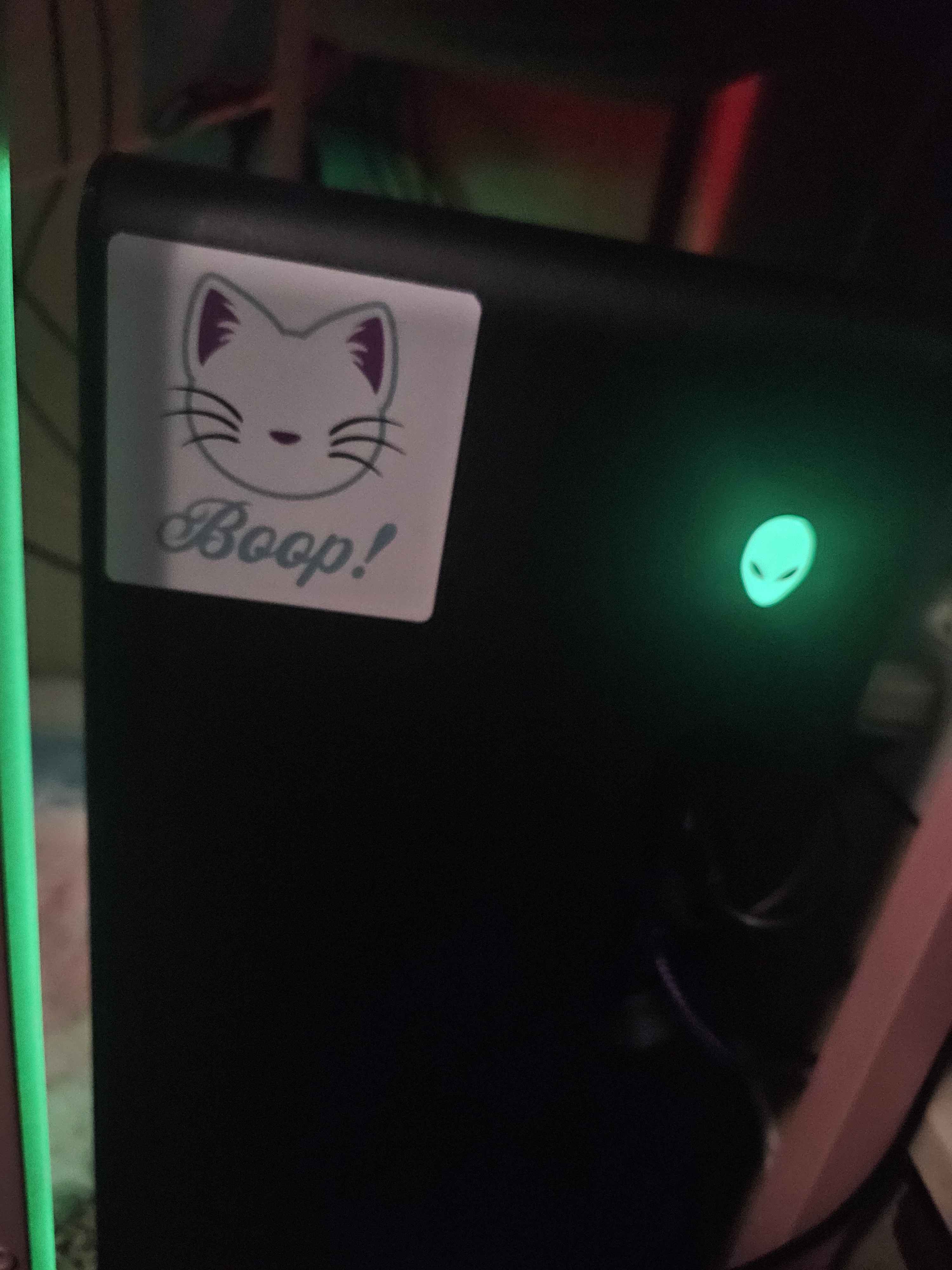 Aurora Crystalhart "Boop!" Sticker. Laptop Decal, Furry, Vtuber, Cat Lover Decor, Funny Stickers product thumbnail image