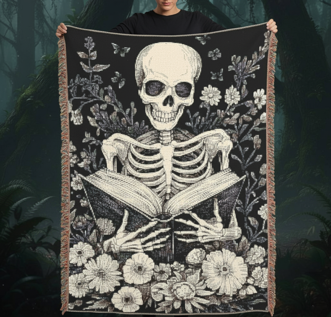 Dark Romance Woven Blanket product thumbnail image