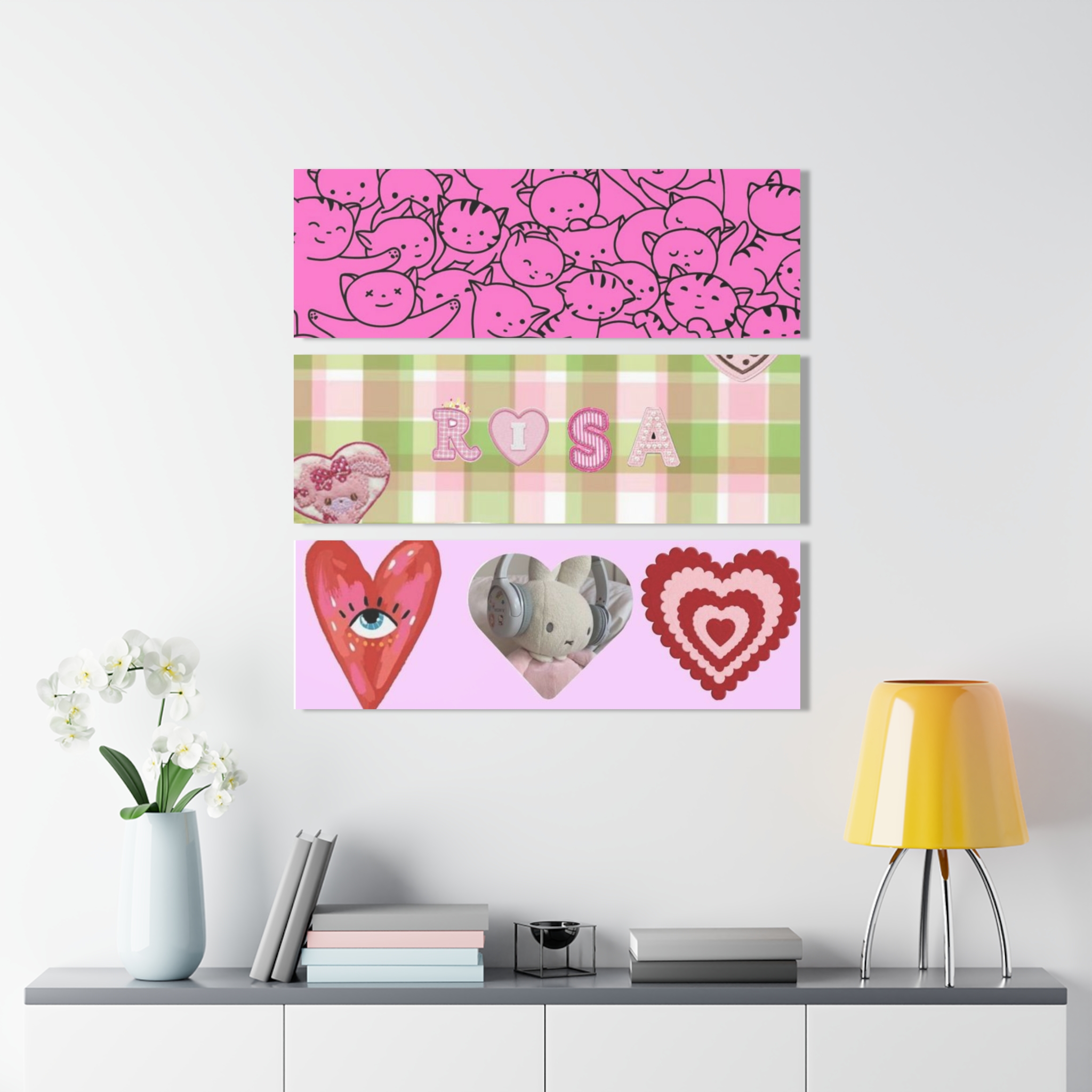 Personalized Acrylic Triptych, Home Decor, Gallery, Wall Art, Events, Contemporary Artwork, Aesthetic Wall Match, Room Decor, Custom Wall Art ideas product thumbnail image Personalized Acrylic Triptych, Home Decor, Gallery, Wall Art, Events, Contemporary Artwork, Aesthetic Wall Match, Room Decor, Custom Wall Art ideas product thumbnail image