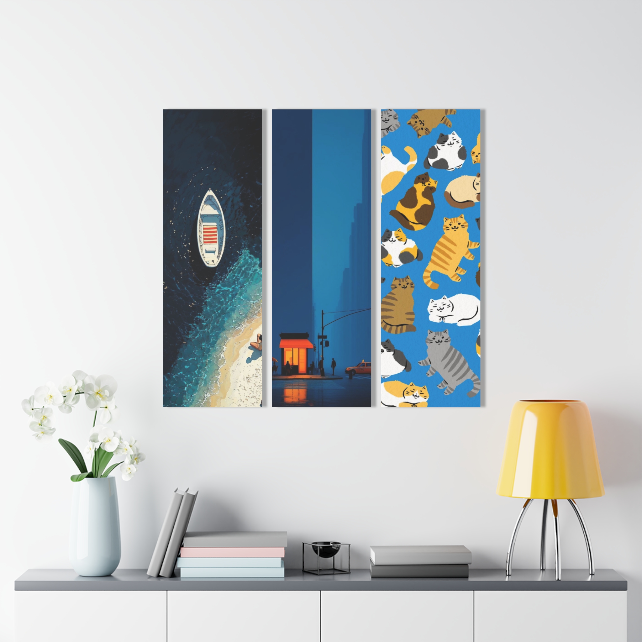 Personalized Acrylic Triptych, Home Decor, Gallery, Wall Art, Events, Contemporary Artwork, Aesthetic Wall Match, Room Decor, Custom Wall Art ideas product thumbnail image Personalized Acrylic Triptych, Home Decor, Gallery, Wall Art, Events, Contemporary Artwork, Aesthetic Wall Match, Room Decor, Custom Wall Art ideas product thumbnail image