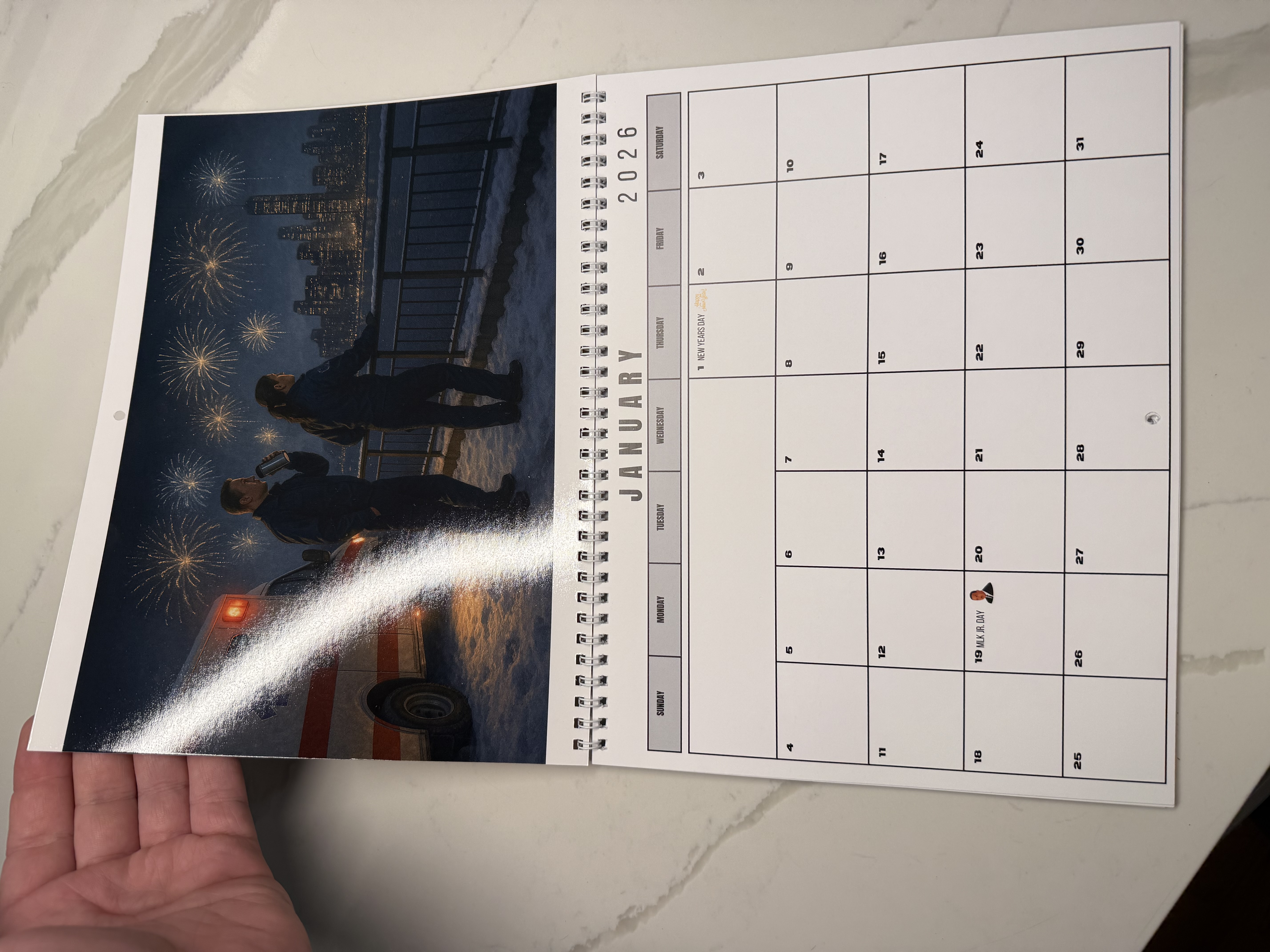 Ready Together 2026 First Responder Calendar | Fire, EMS &amp; Police Wall Calendar | Firefighter, EMT, Paramedic, Law Enforcement Gift product thumbnail image