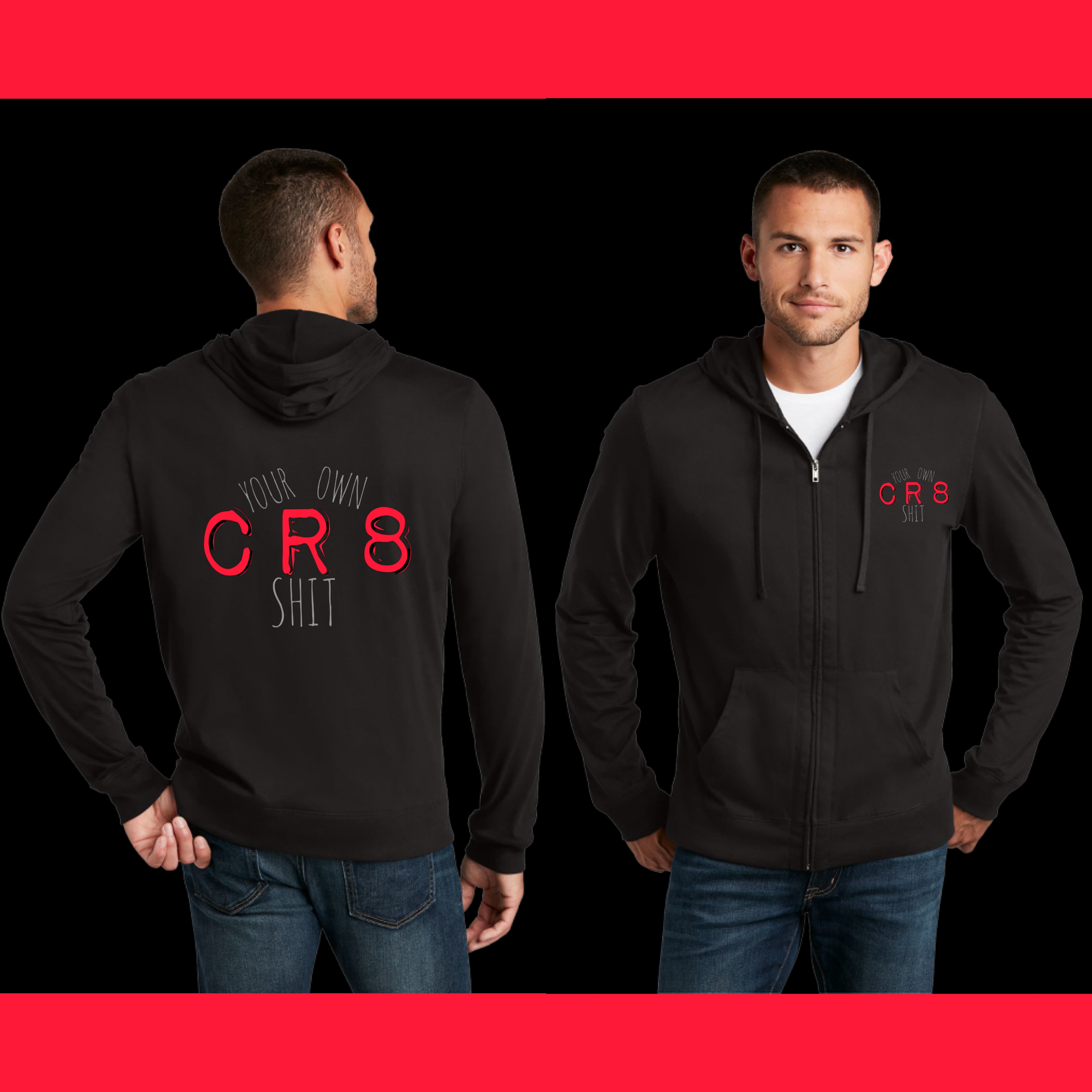 CR8 Your Own Shit Full-Zip Hoodie product thumbnail image CR8 Your Own Shit Full-Zip Hoodie product thumbnail image