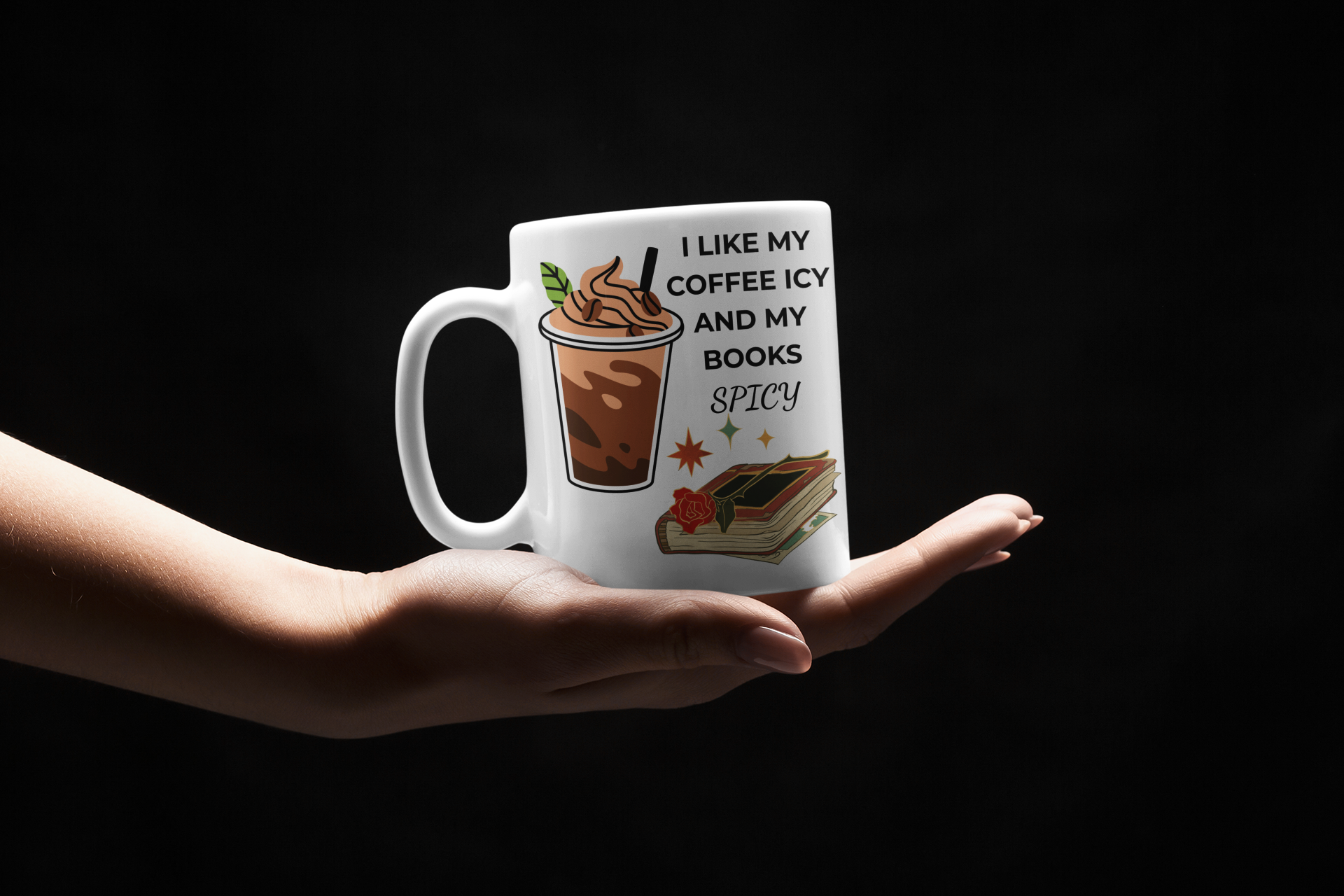 Literary Love Ceramic Mug - Perfect Gift for Book Lovers, Cozy Reading, Coffee, Tea, Birthday, Home Decor product thumbnail image Literary Love Ceramic Mug - Perfect Gift for Book Lovers, Cozy Reading, Coffee, Tea, Birthday, Home Decor product thumbnail image