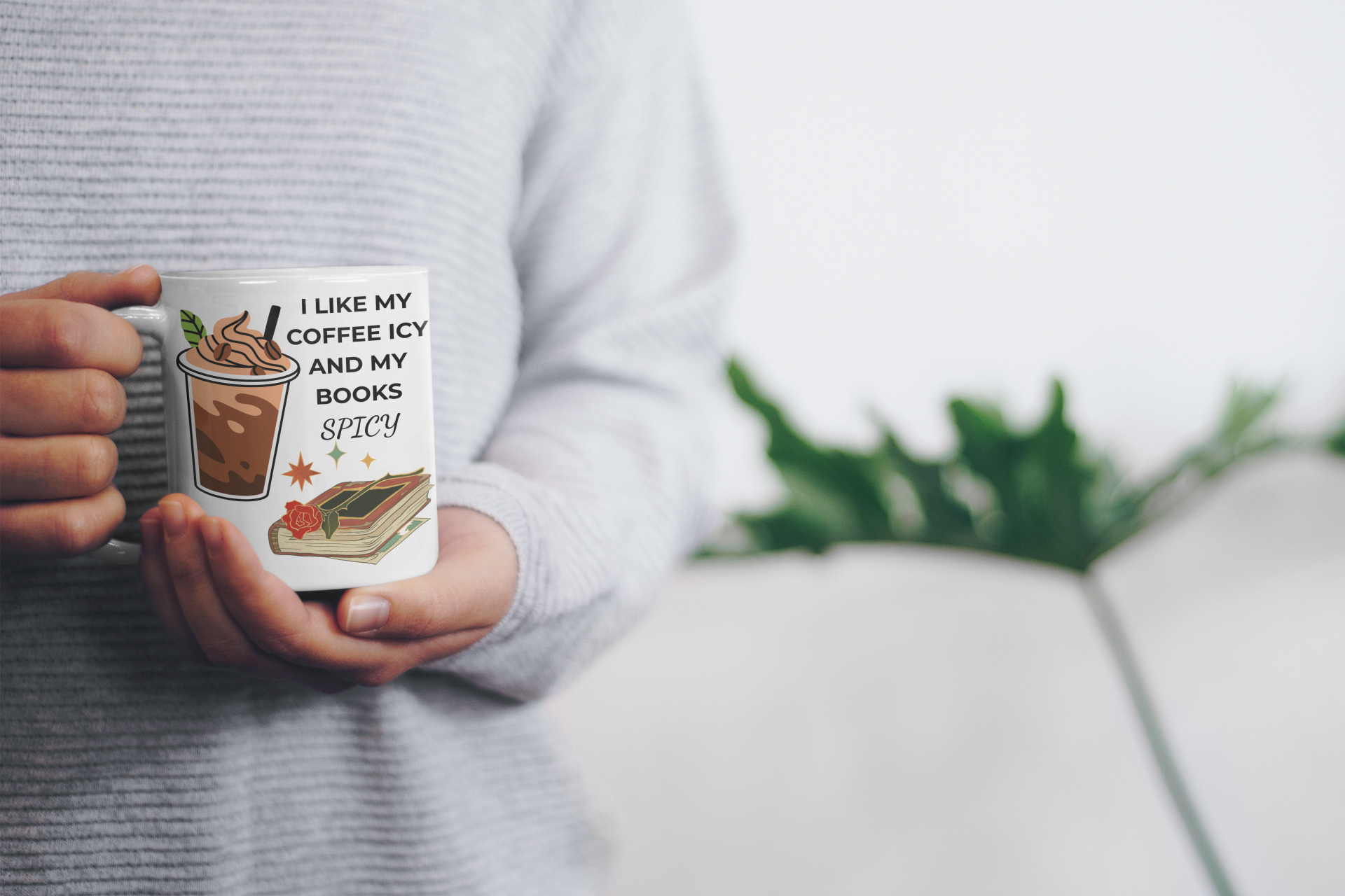Literary Love Ceramic Mug - Perfect Gift for Book Lovers, Cozy Reading, Coffee, Tea, Birthday, Home Decor product thumbnail image Literary Love Ceramic Mug - Perfect Gift for Book Lovers, Cozy Reading, Coffee, Tea, Birthday, Home Decor product thumbnail image