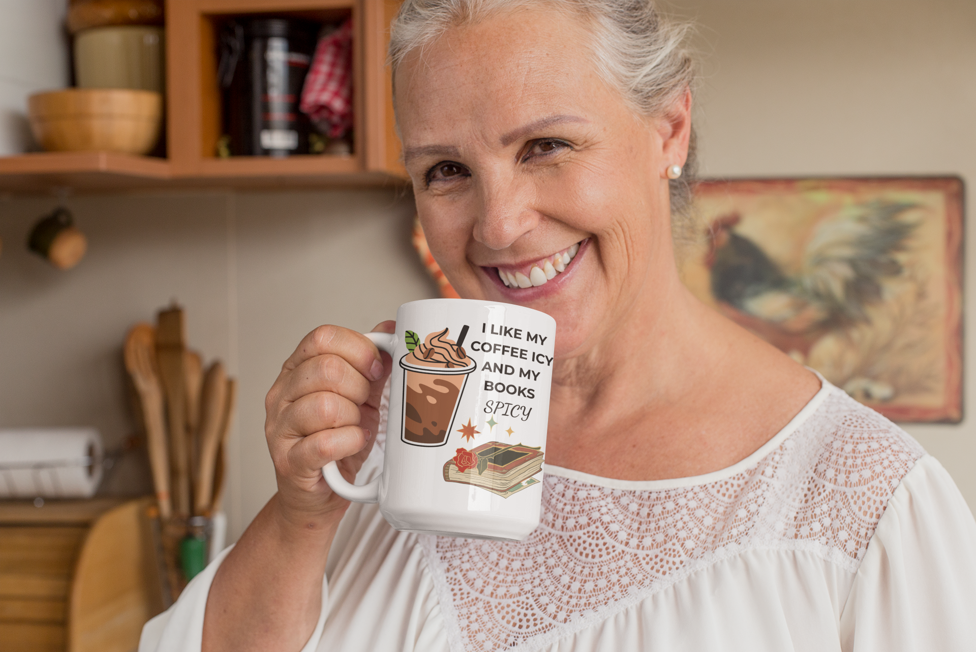 Literary Love Ceramic Mug - Perfect Gift for Book Lovers, Cozy Reading, Coffee, Tea, Birthday, Home Decor product thumbnail image Literary Love Ceramic Mug - Perfect Gift for Book Lovers, Cozy Reading, Coffee, Tea, Birthday, Home Decor product thumbnail image