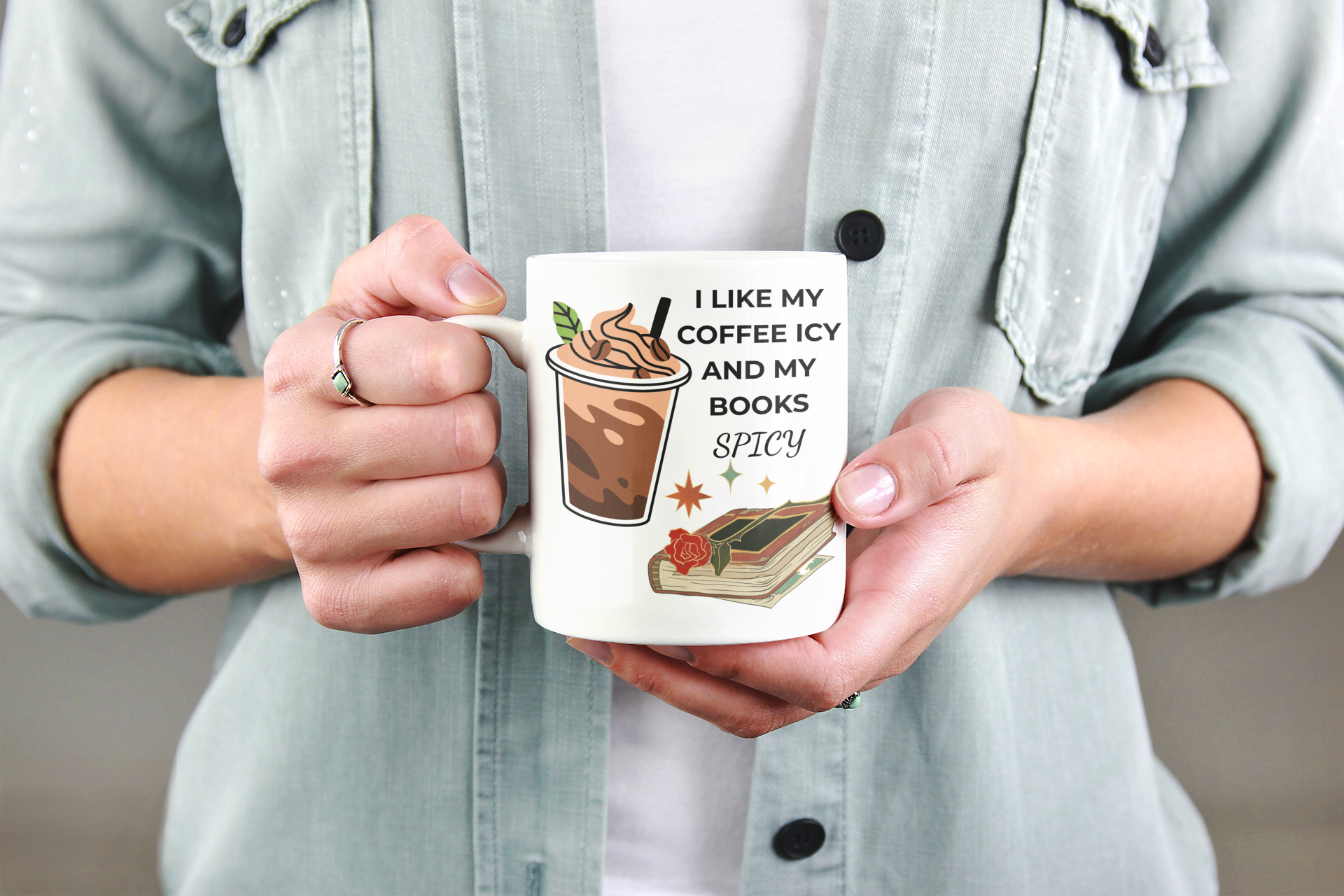 Literary Love Ceramic Mug - Perfect Gift for Book Lovers, Cozy Reading, Coffee, Tea, Birthday, Home Decor product thumbnail image Literary Love Ceramic Mug - Perfect Gift for Book Lovers, Cozy Reading, Coffee, Tea, Birthday, Home Decor product thumbnail image