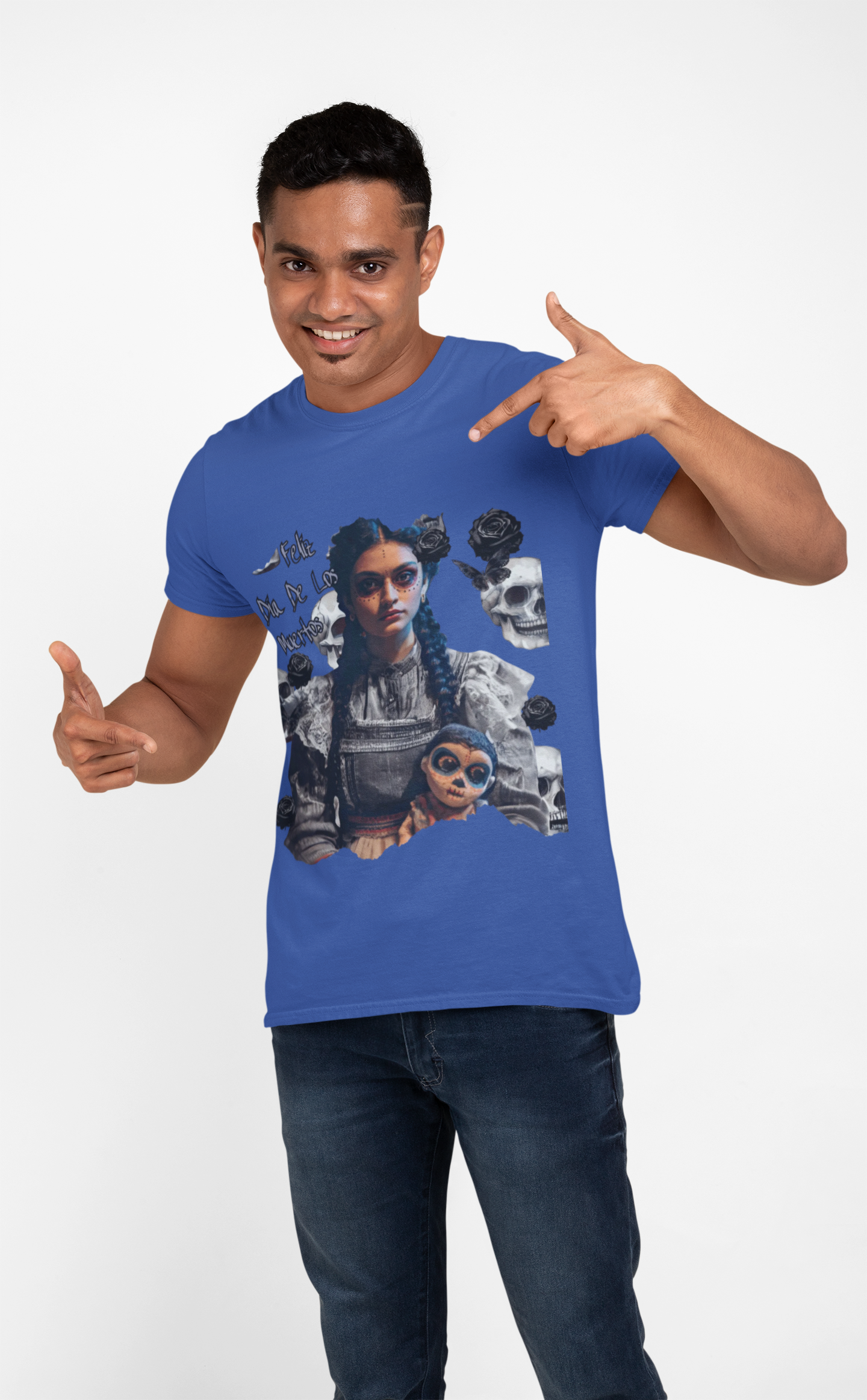 Día De Los Muertos Gothic Art Tee | Darkly Elegant Sugar Skull Girl | Cute, Sassy, and Hauntingly Beautiful product thumbnail image Día De Los Muertos Gothic Art Tee | Darkly Elegant Sugar Skull Girl | Cute, Sassy, and Hauntingly Beautiful product thumbnail image