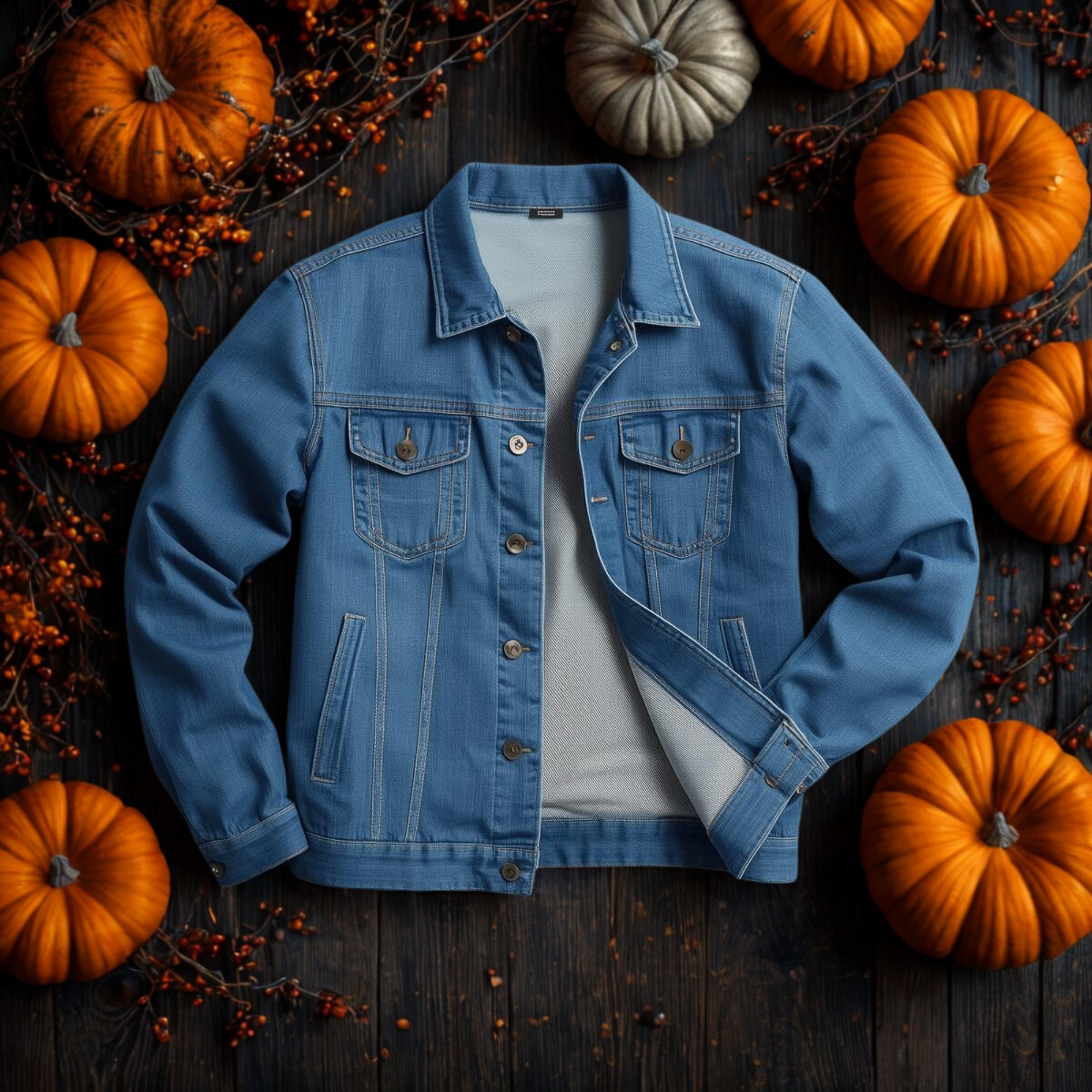 Men's Denim Jacket with Faith Design | Casual Everyday Wear, Summer Nights, Perfect for Outdoor Events, Gifts for Him, Festival Fashion product thumbnail image Men's Denim Jacket with Faith Design | Casual Everyday Wear, Summer Nights, Perfect for Outdoor Events, Gifts for Him, Festival Fashion product thumbnail image